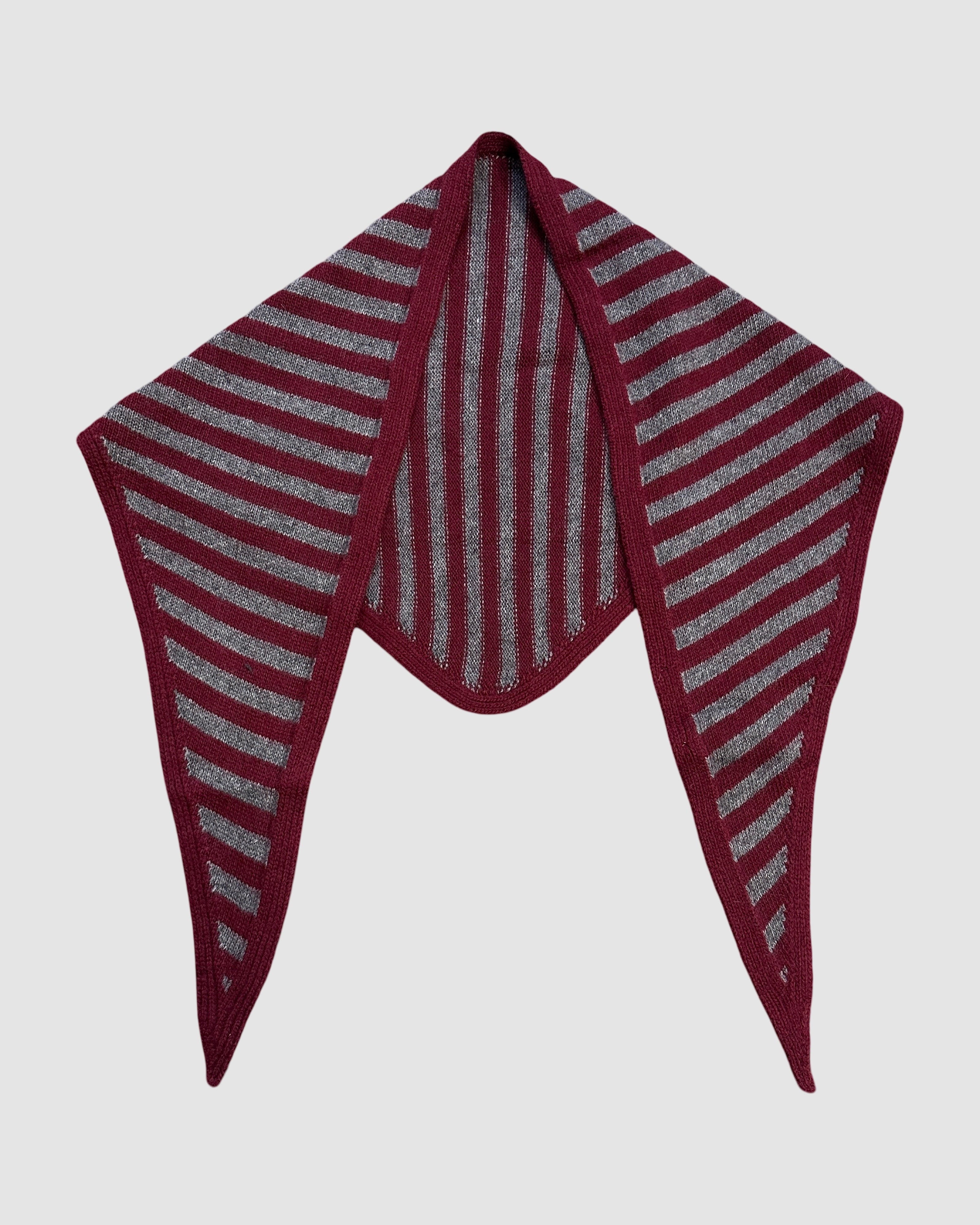 MUSTHAVE SJAALTJE BORDEAUX GRIJS