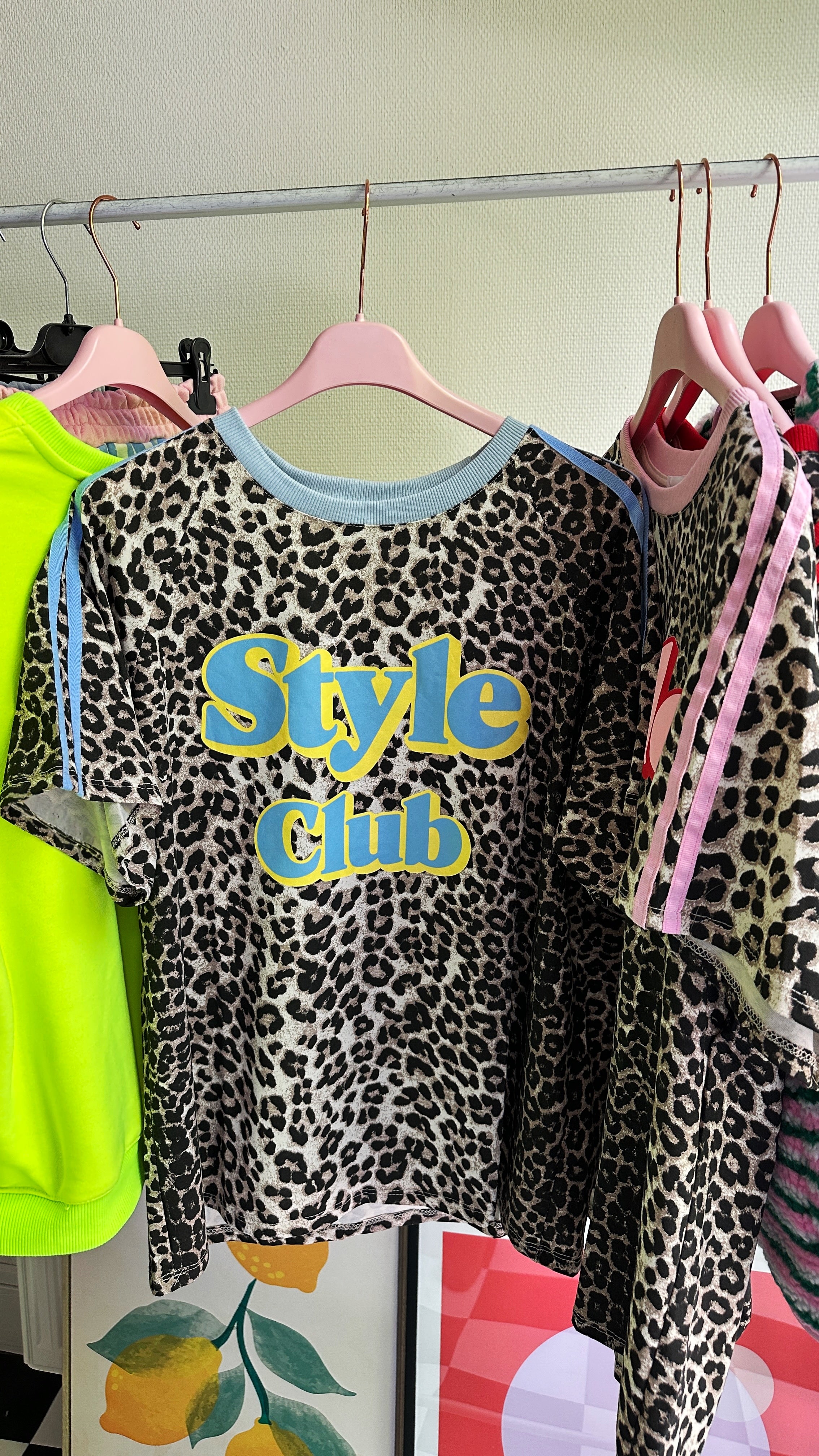 MUSTHAVE PANTER SHIRT MET BLAUW
