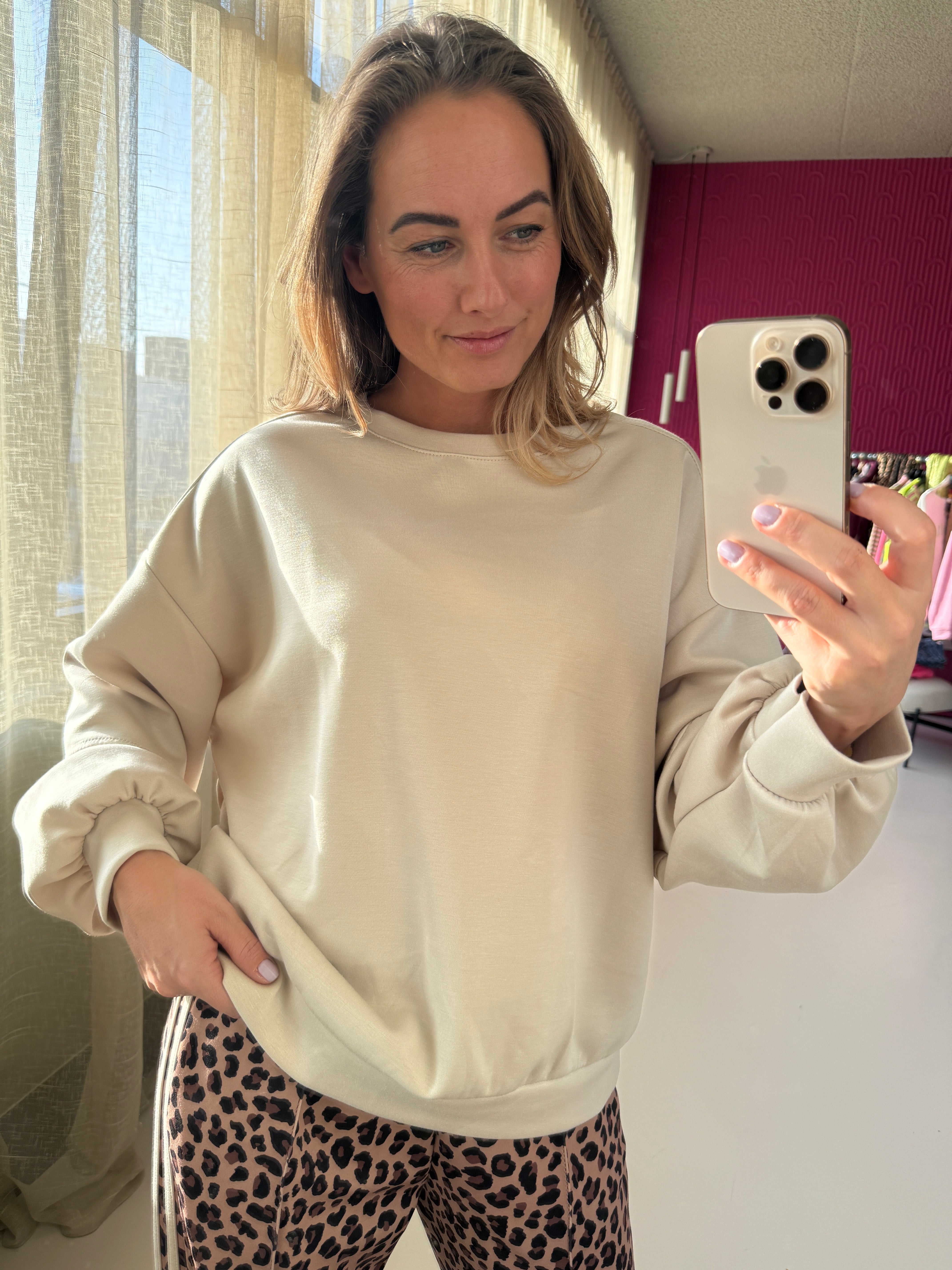 EMMA PANTERPAK BEIGE