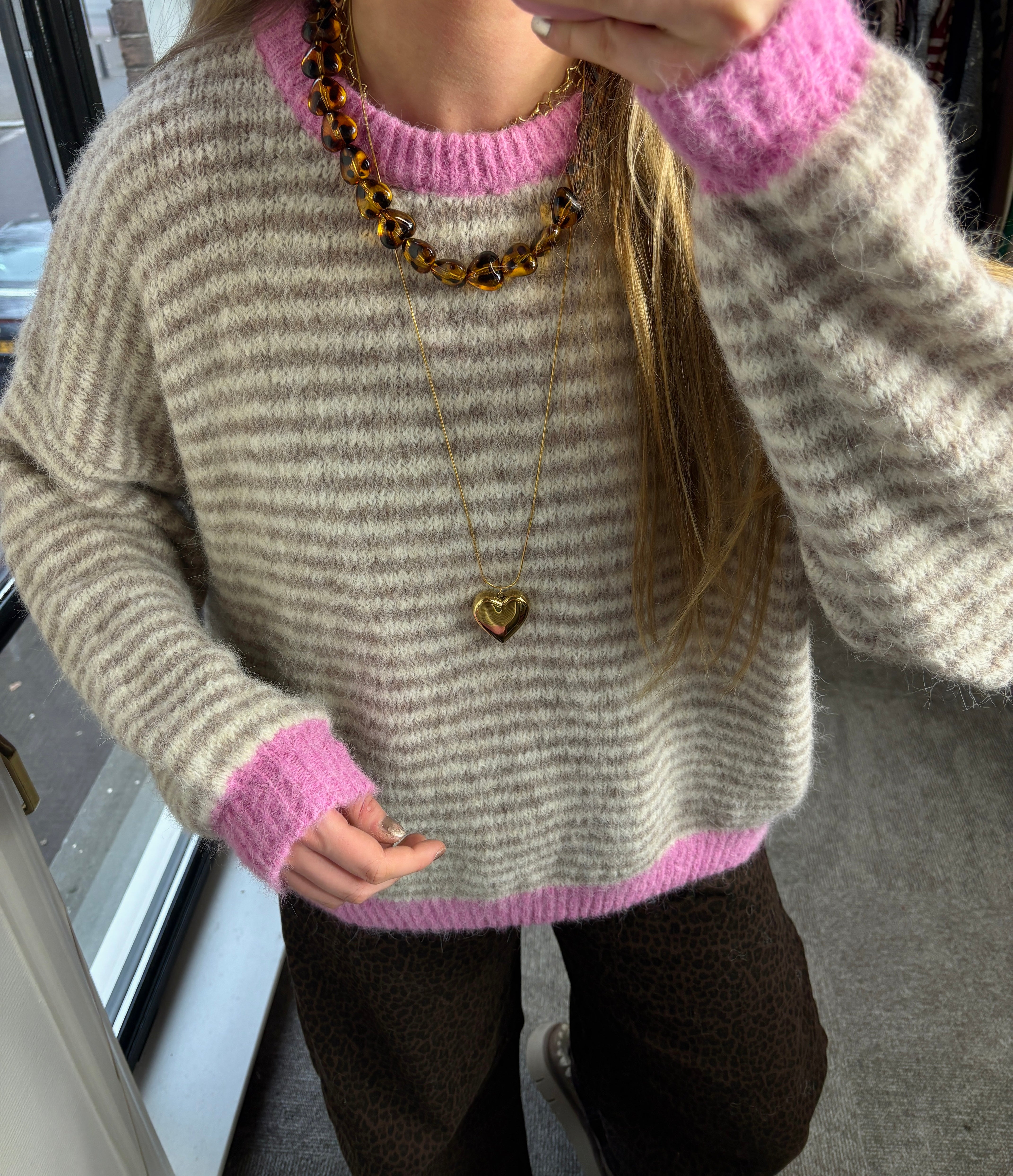 LOTTE TRUI TAUPE/ROZE