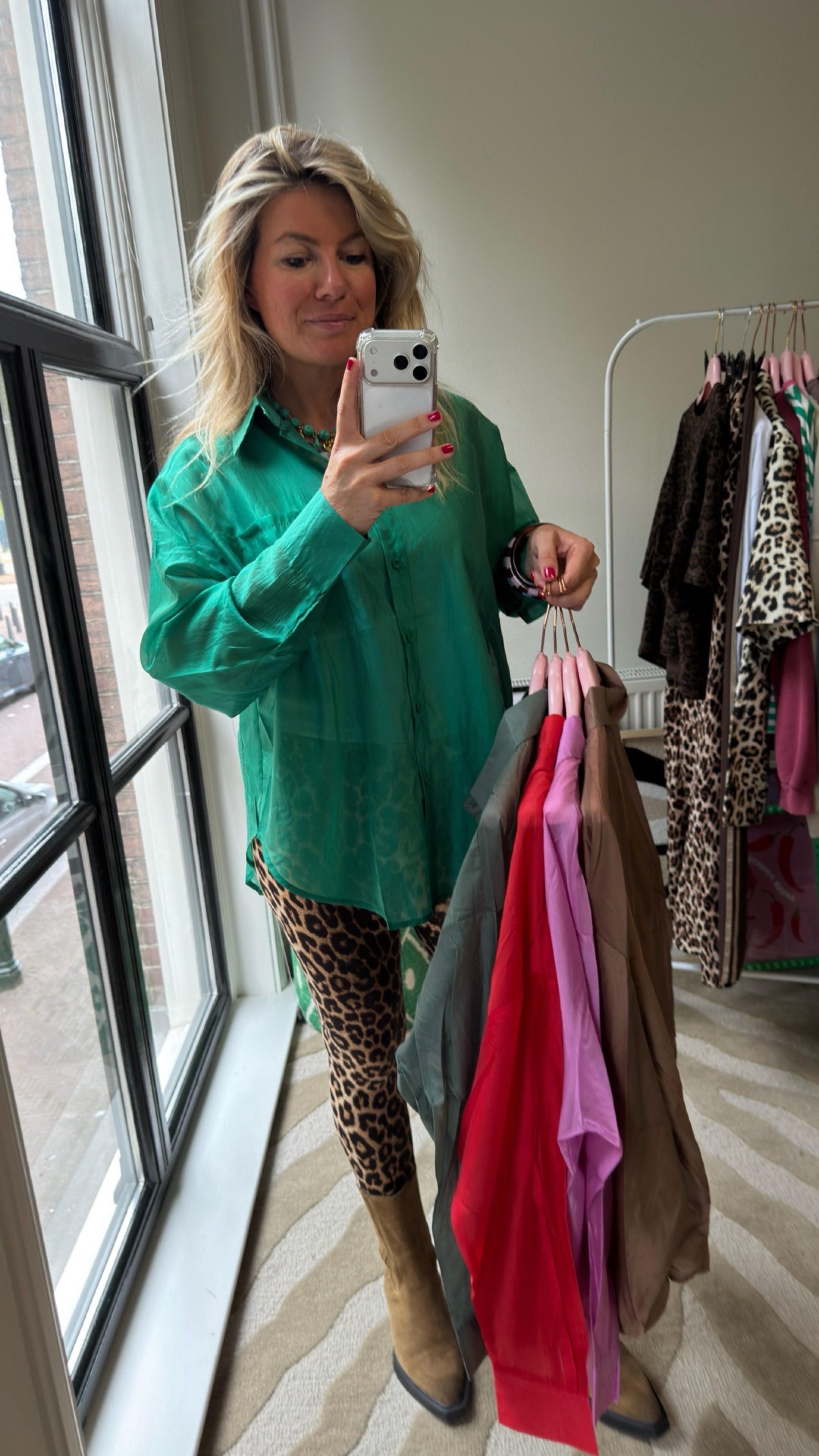 SUZY BLOUSE GUCCI GROEN