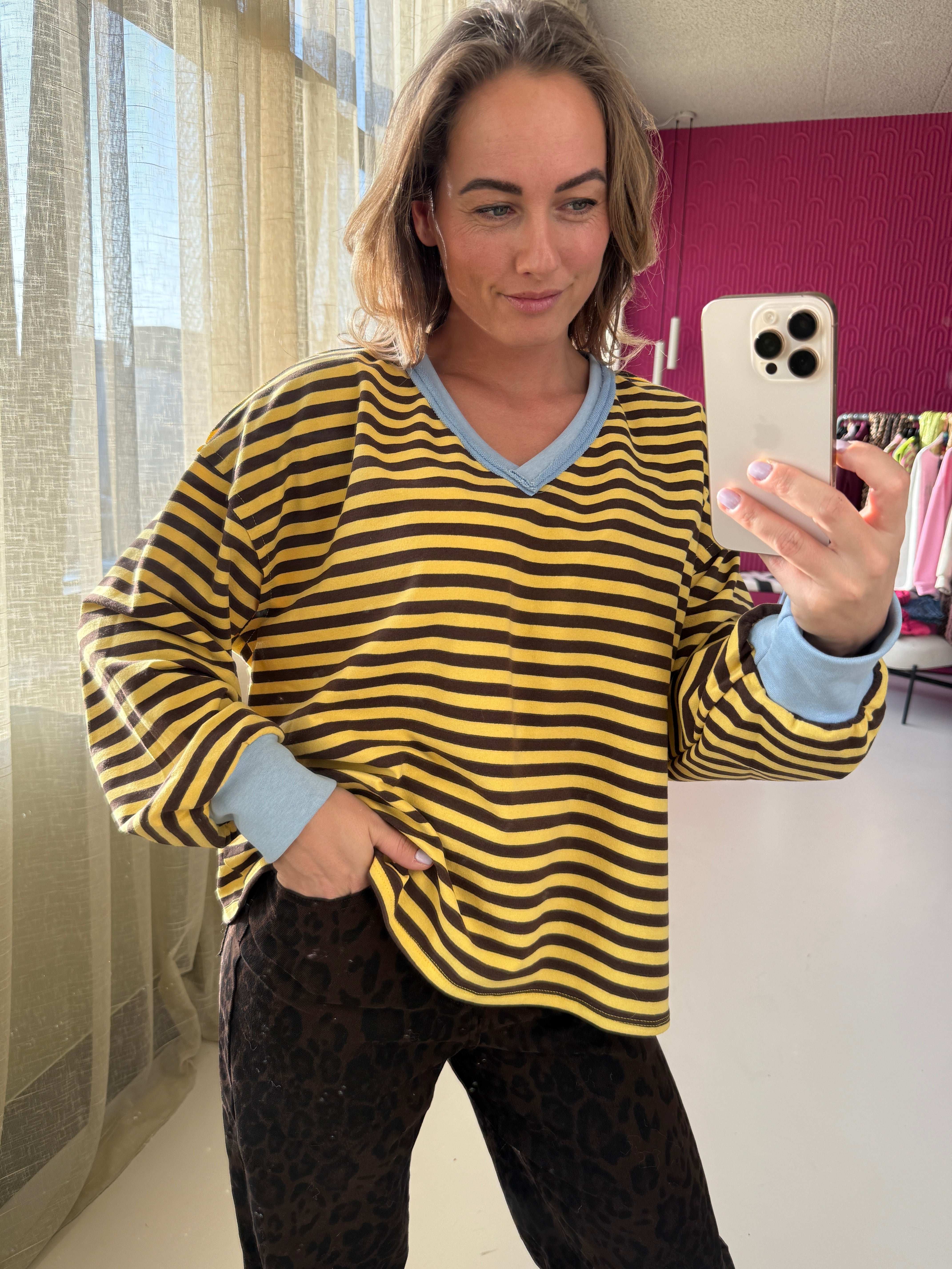 STEFFI STREEP TRUI GEEL BLAUW