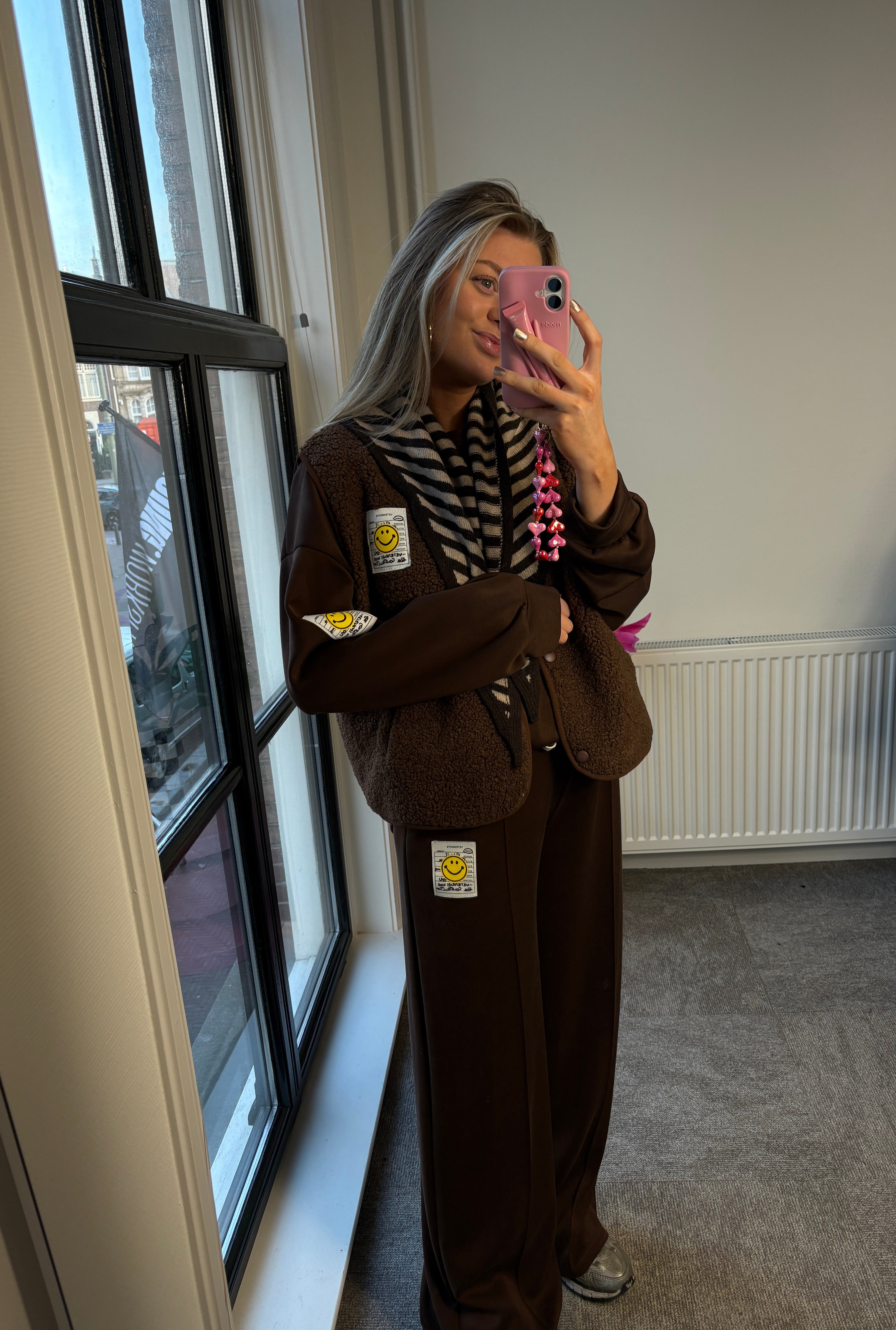 MUSTHAVE SJAALTJE BRUIN/BEIGE