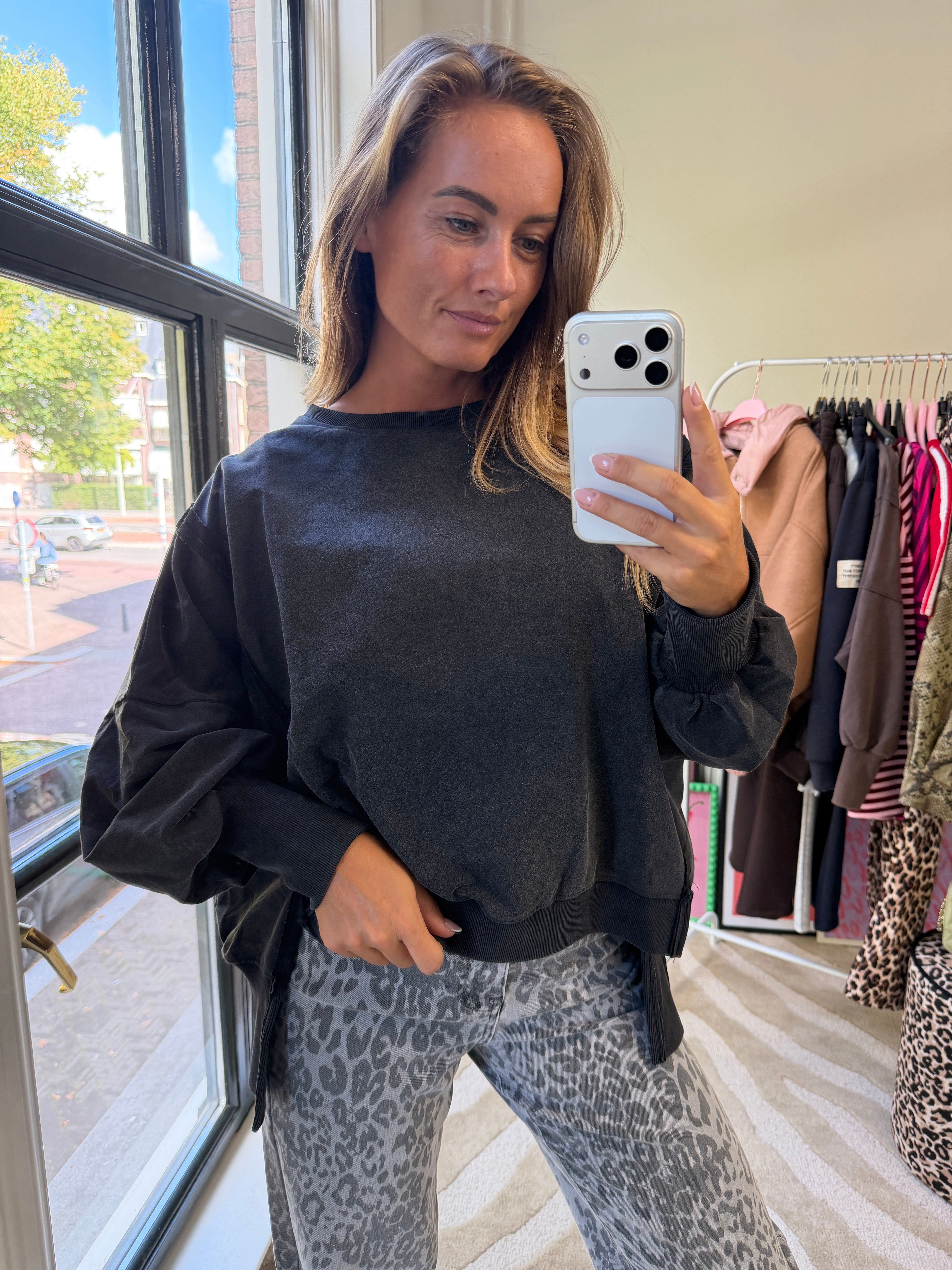 OVERSIZED SWEATER ANTRACIET