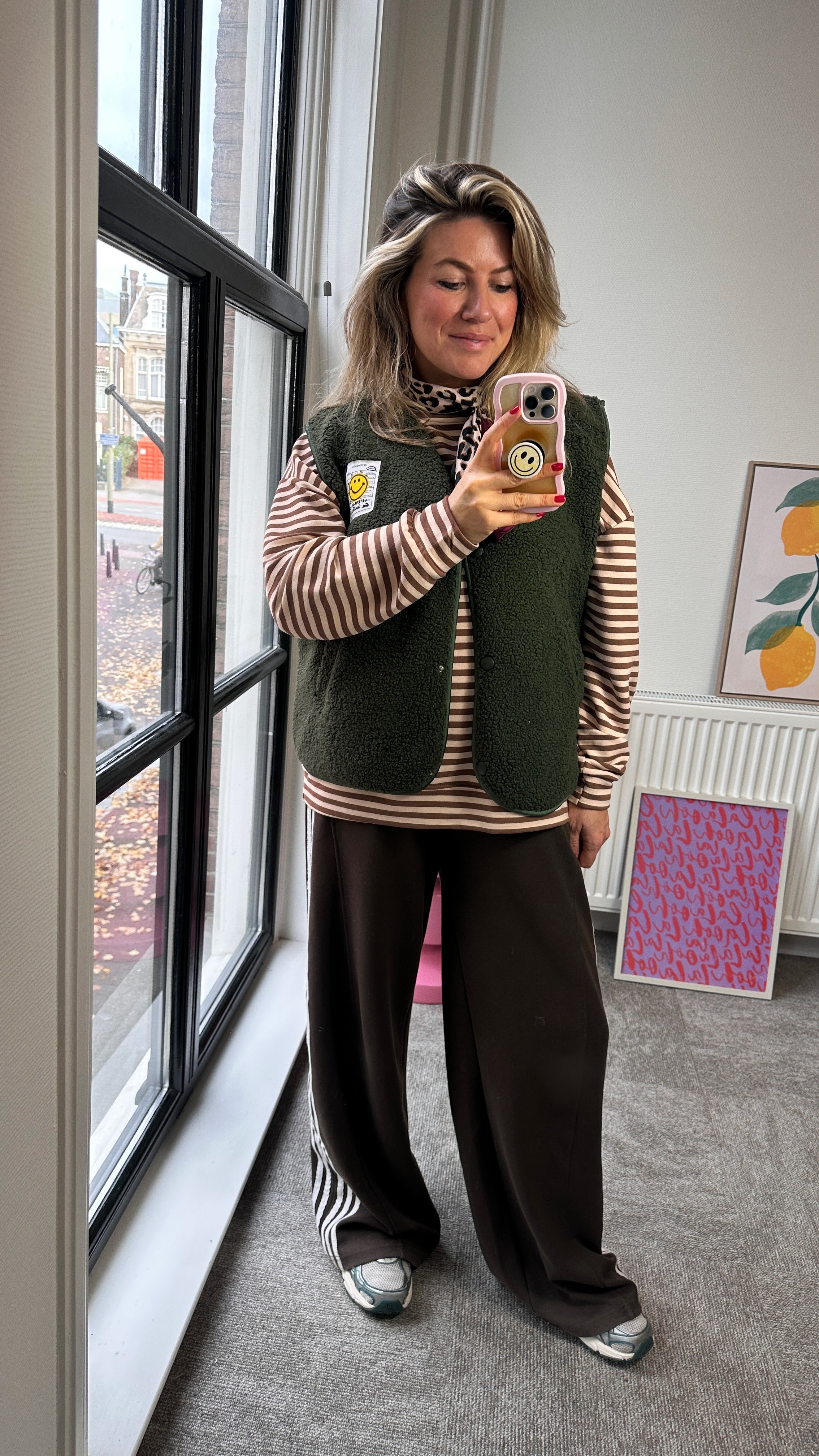 MUSTHAVE TEDDY GILET GROEN