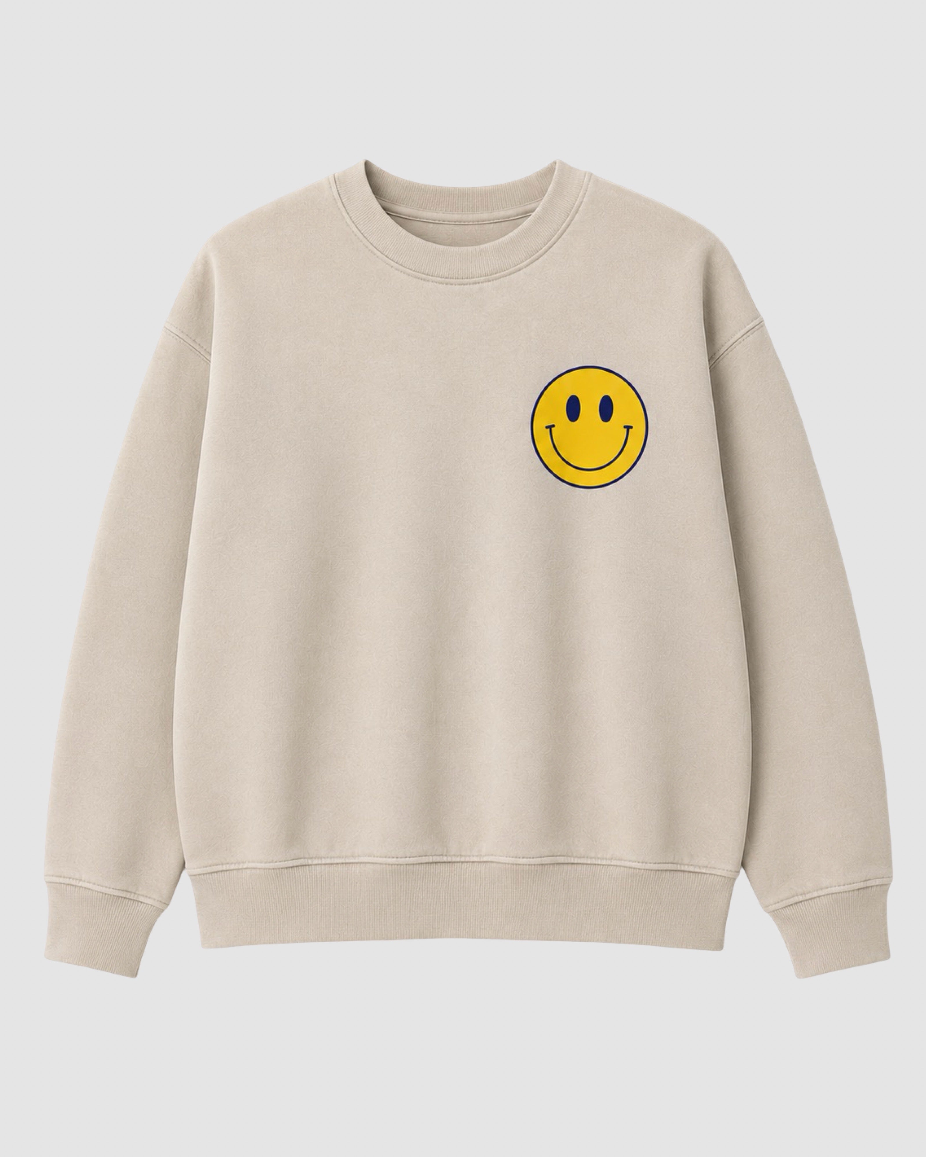 SMILEY SWEATER BEIGE