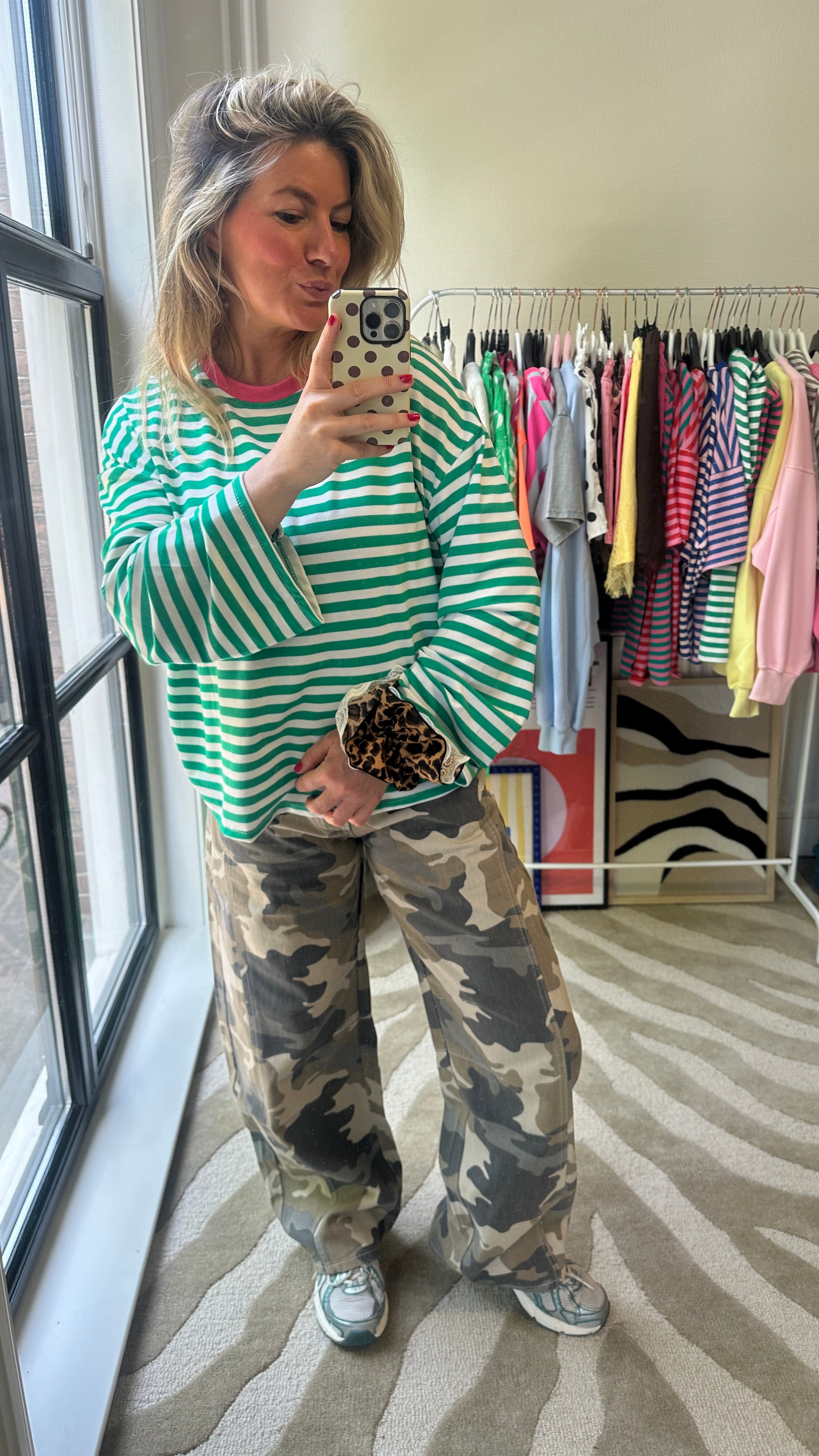 LISA ARMY MUSTHAVE BROEK