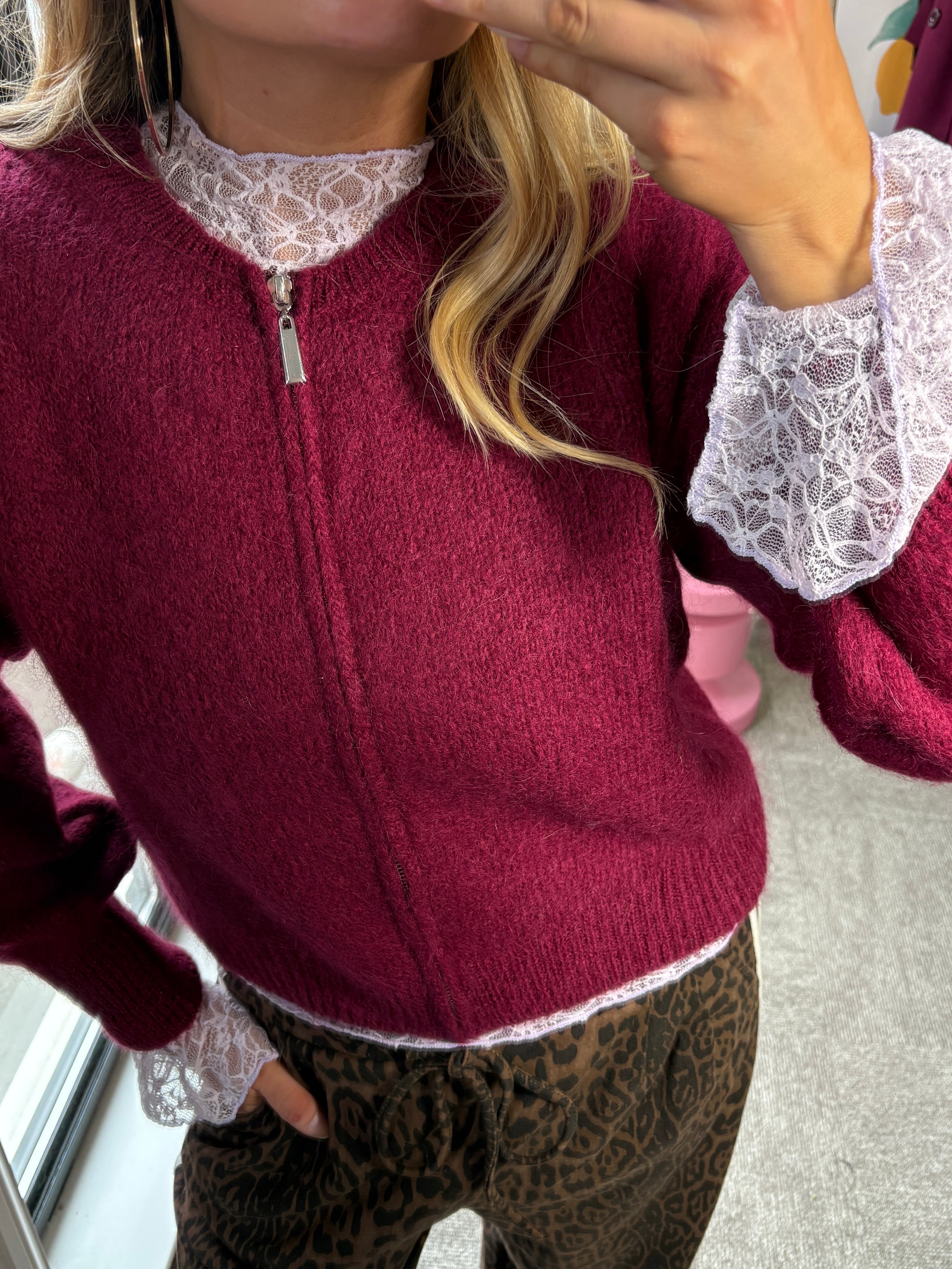 SUZY VEST BORDEAUX
