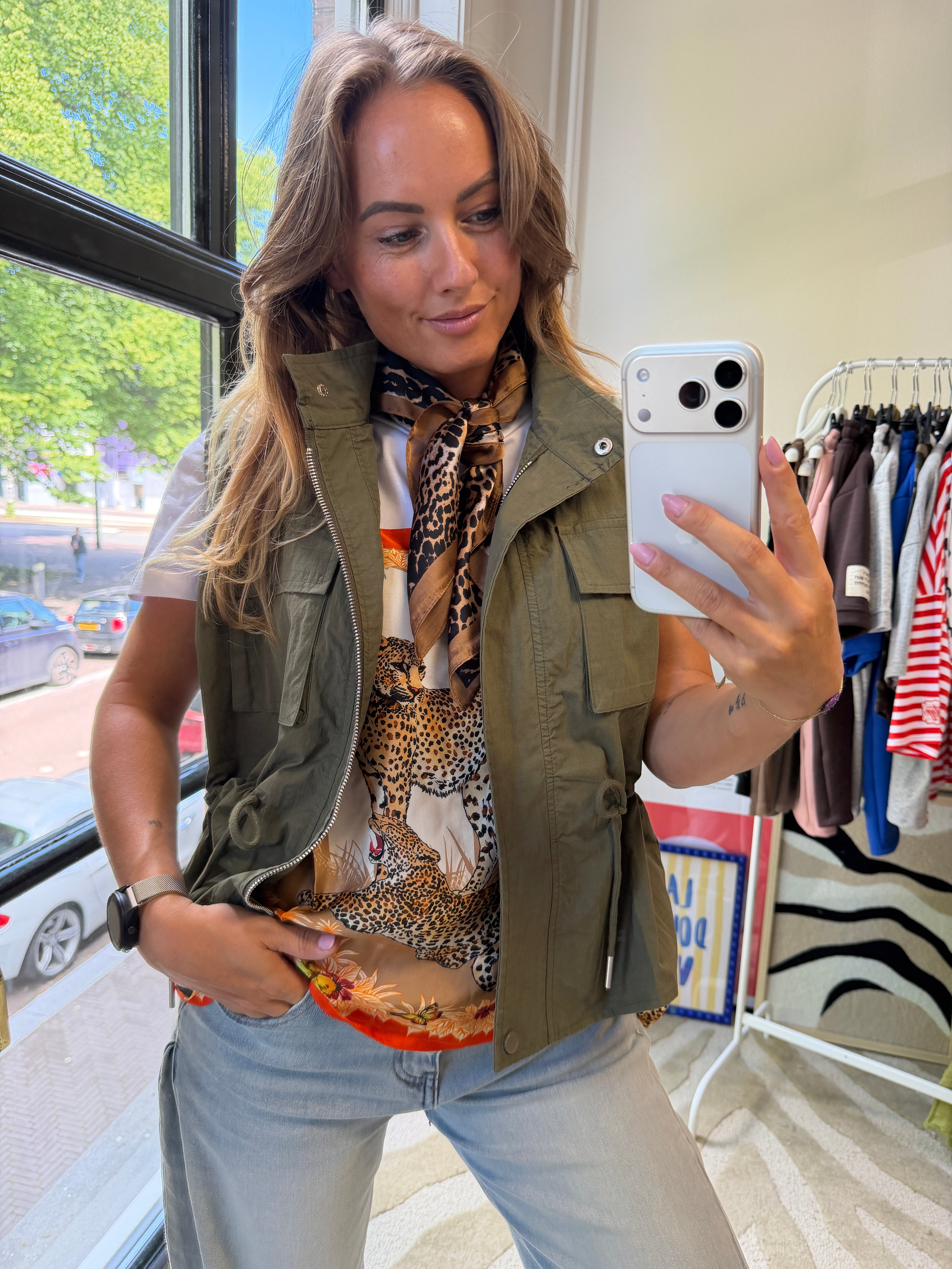 NOLA GILET GROEN