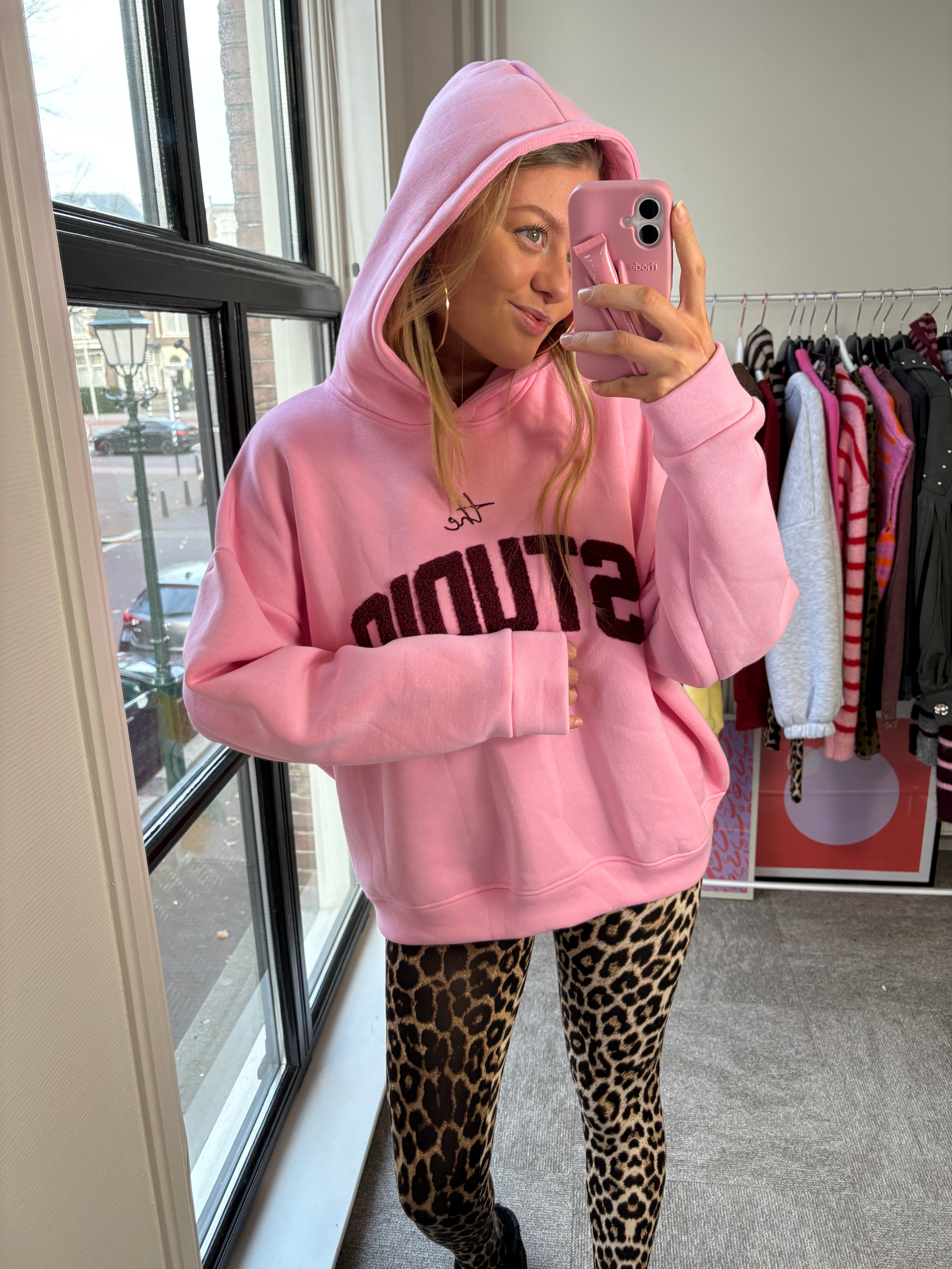 STUDIO HOODIE ROZE