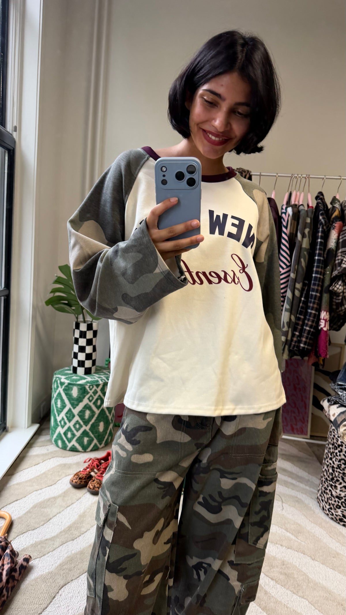 NEW YORK ARMY LONGSLEEVE BURGUNDY