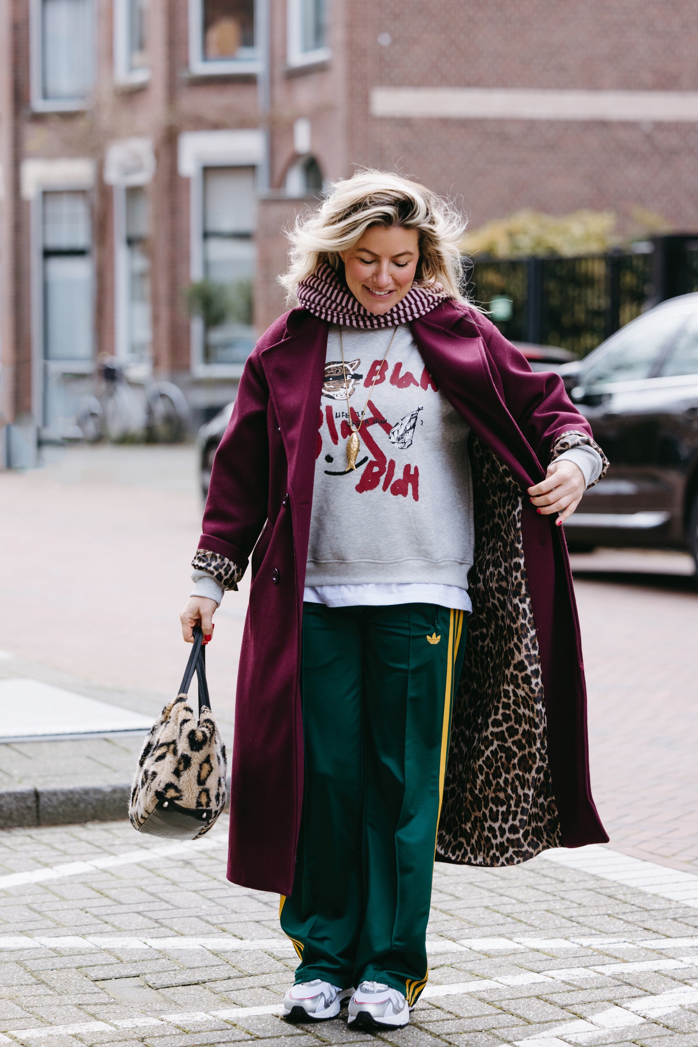 CASHMERE STREEPJES SJAAL