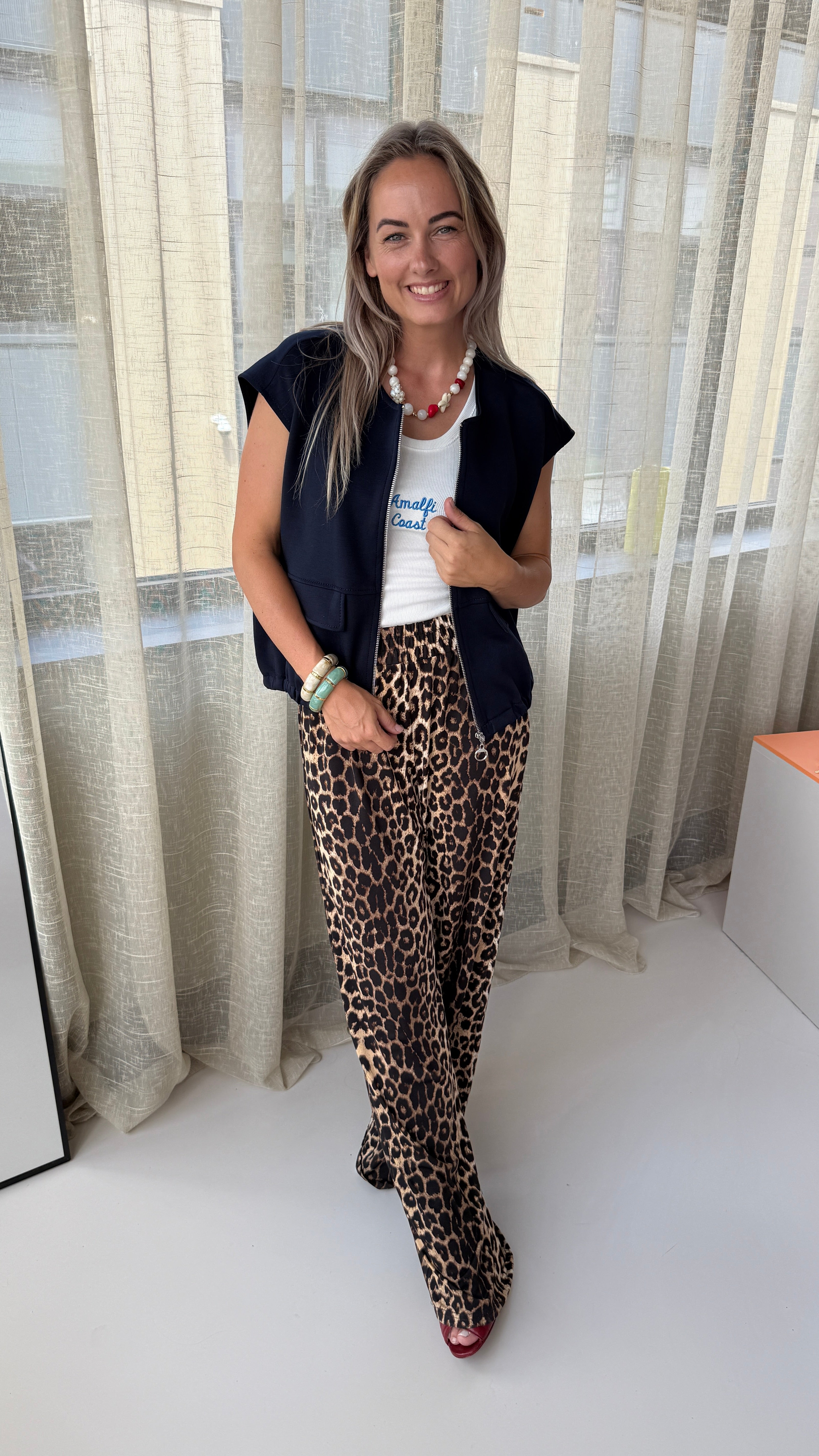 BLAUW GILET