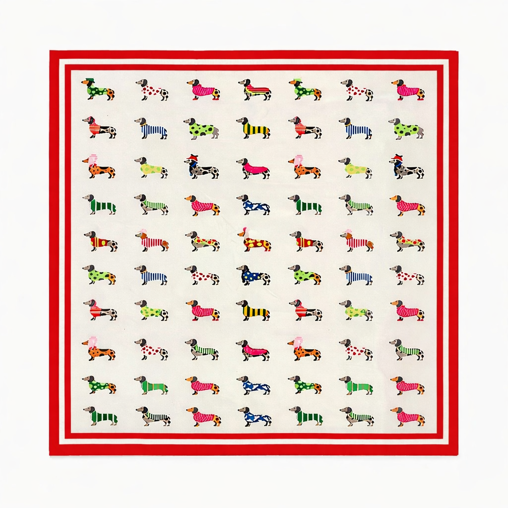 MUSTHAVE TECKEL SJAALTJE ROOD