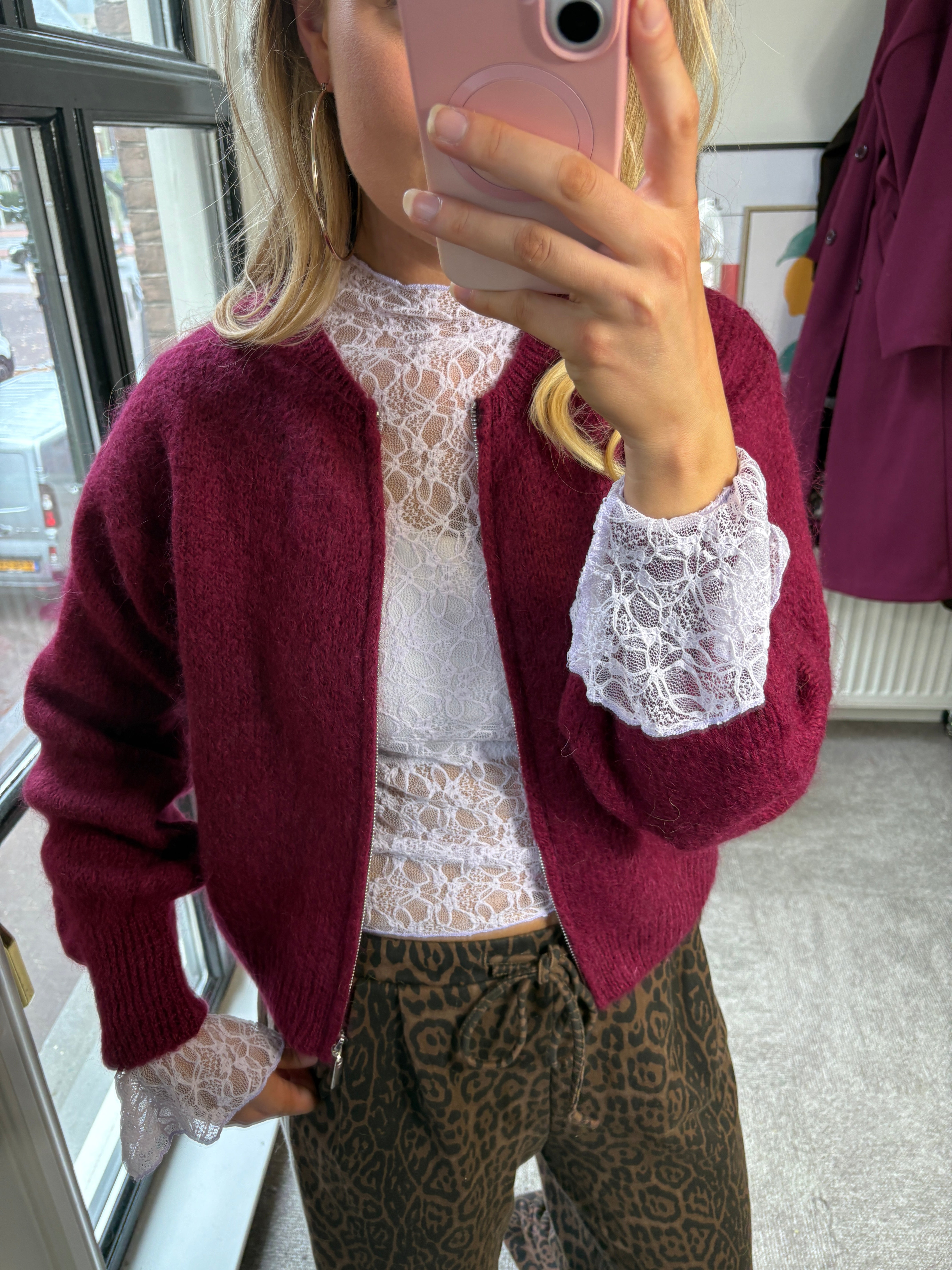 SUZY VEST BORDEAUX
