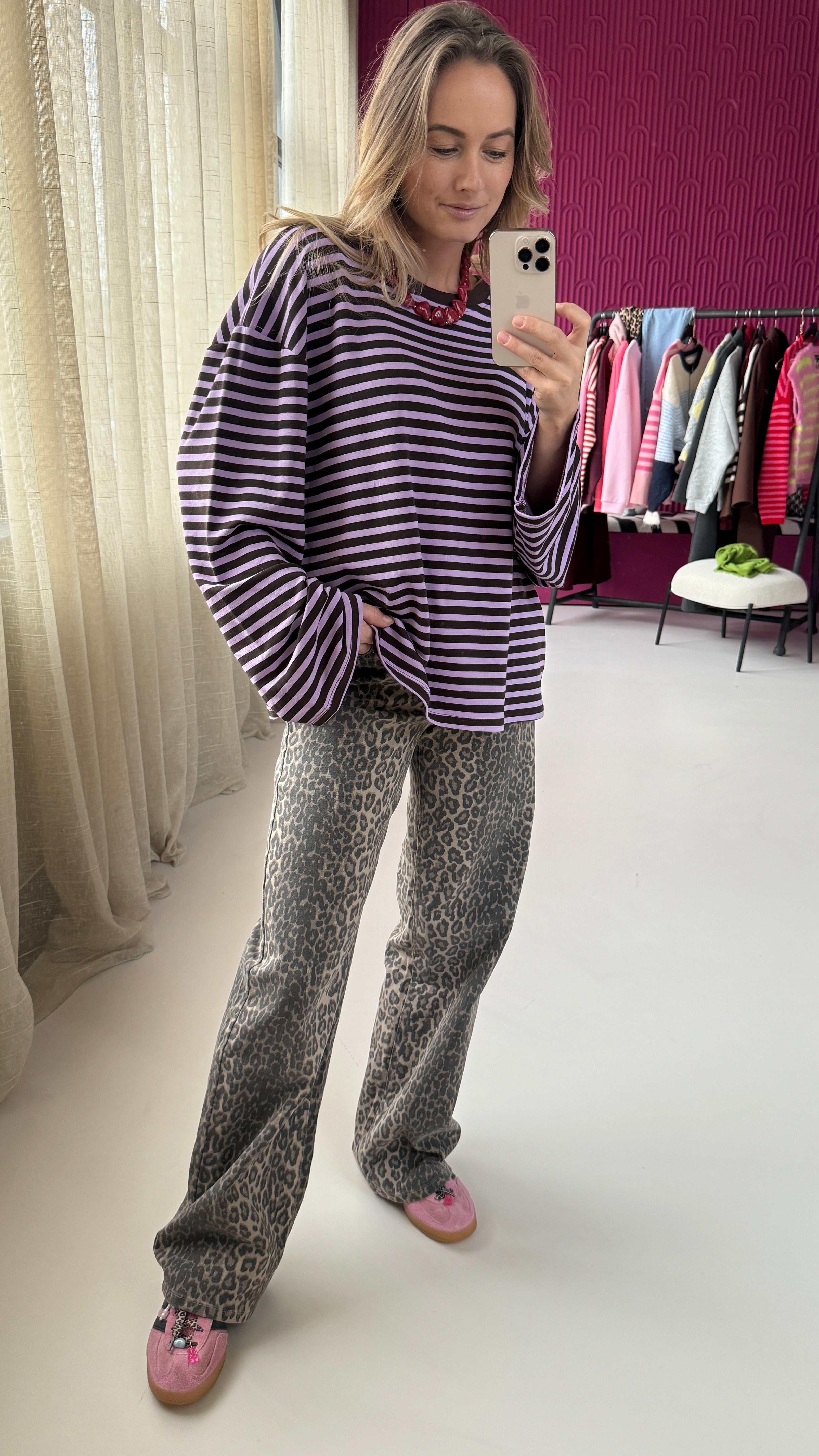 KIKI STREEPJES SHIRT PAARS