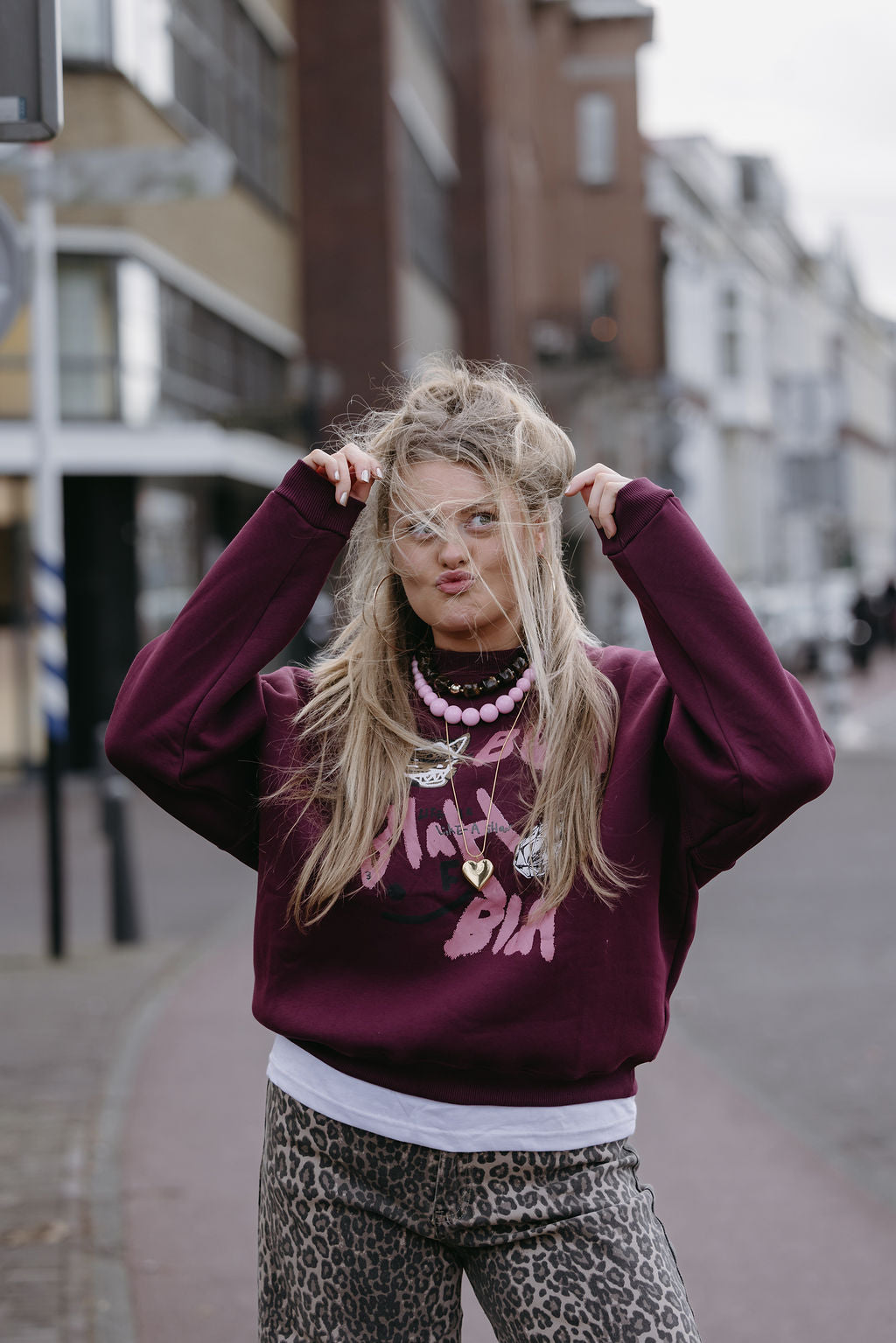 LIZET TIGER BORDEAUX TRUI