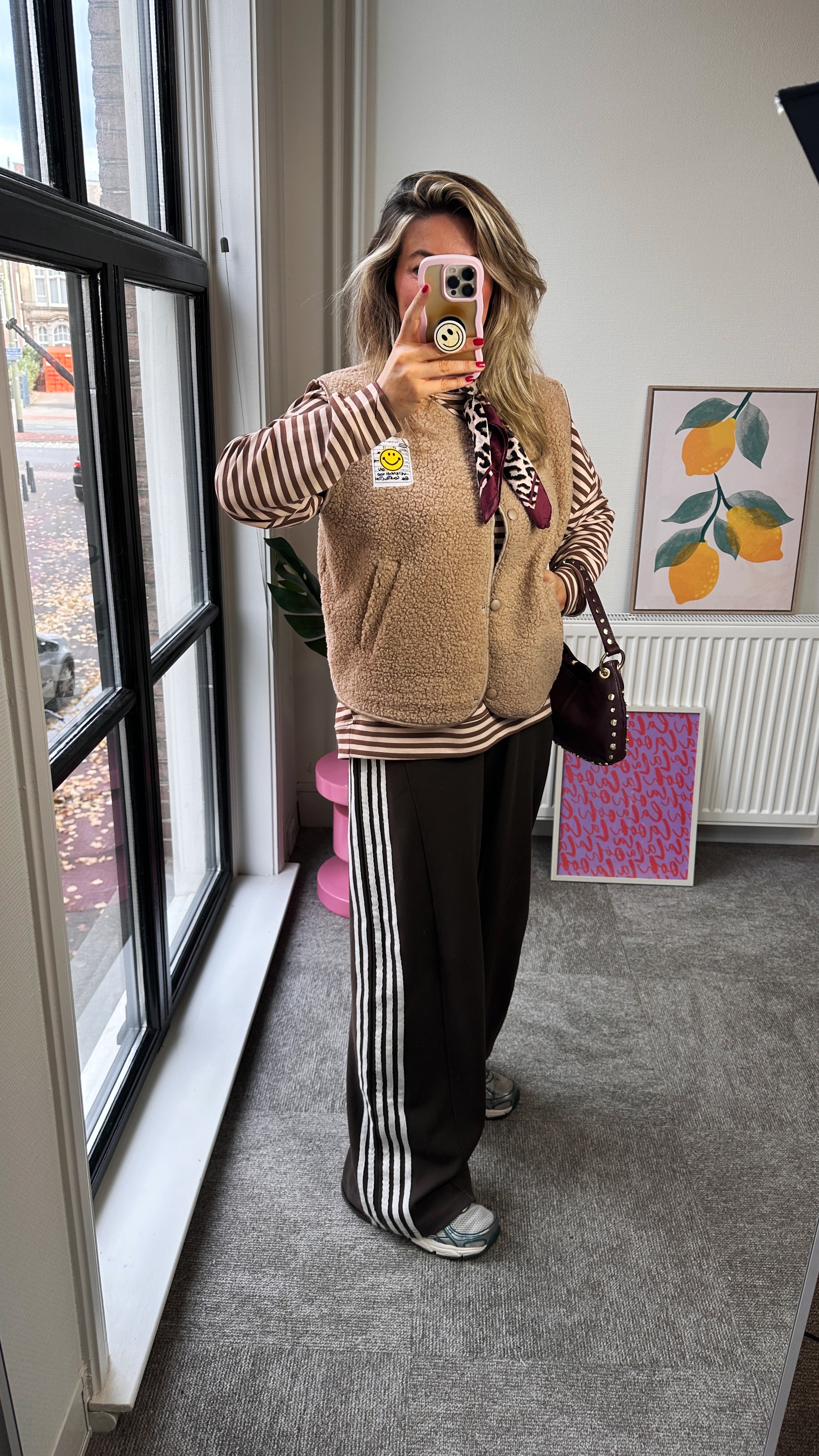 MUSTHAVE TEDDY GILET BEIGE