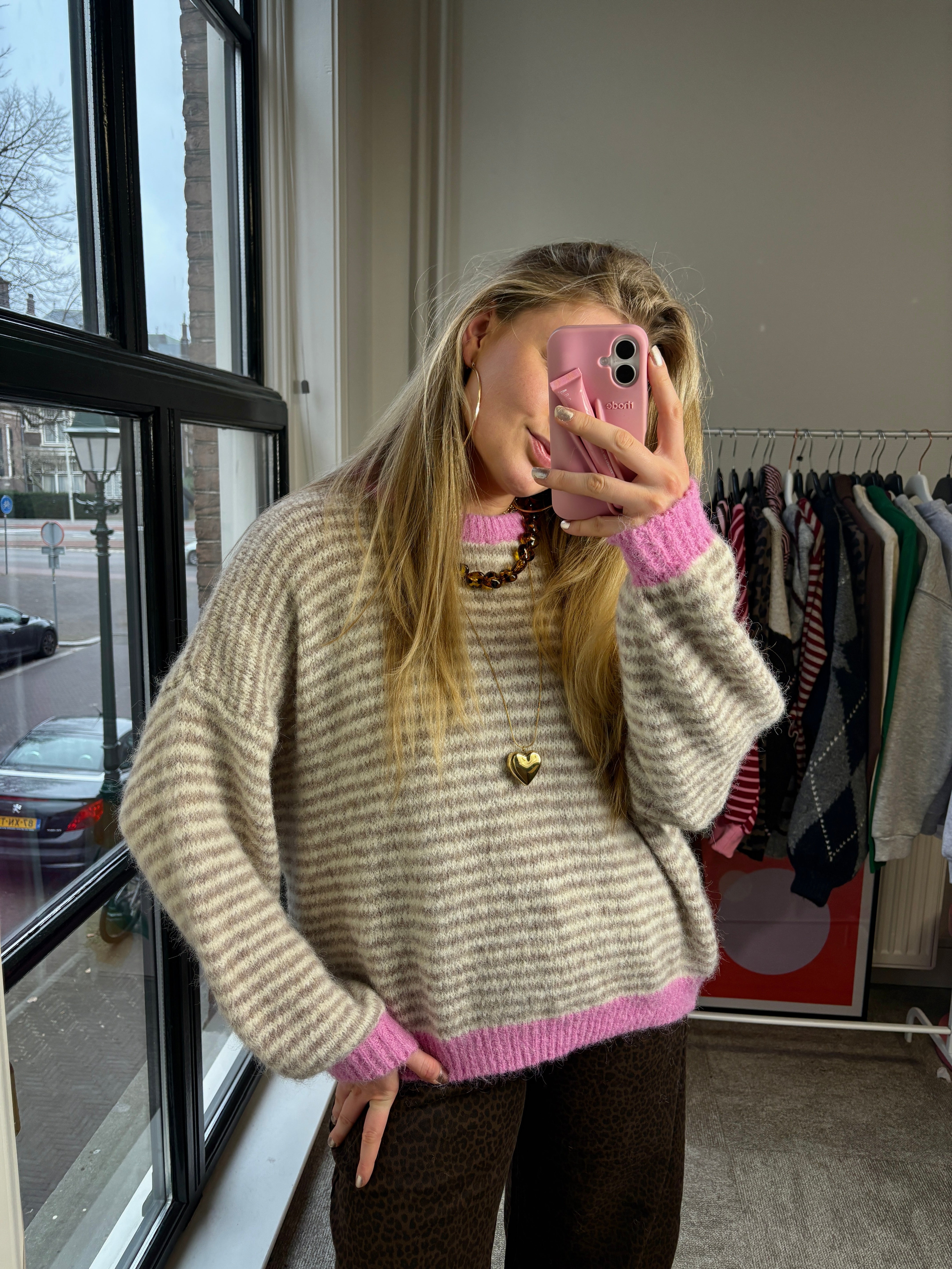 LOTTE TRUI TAUPE/ROZE