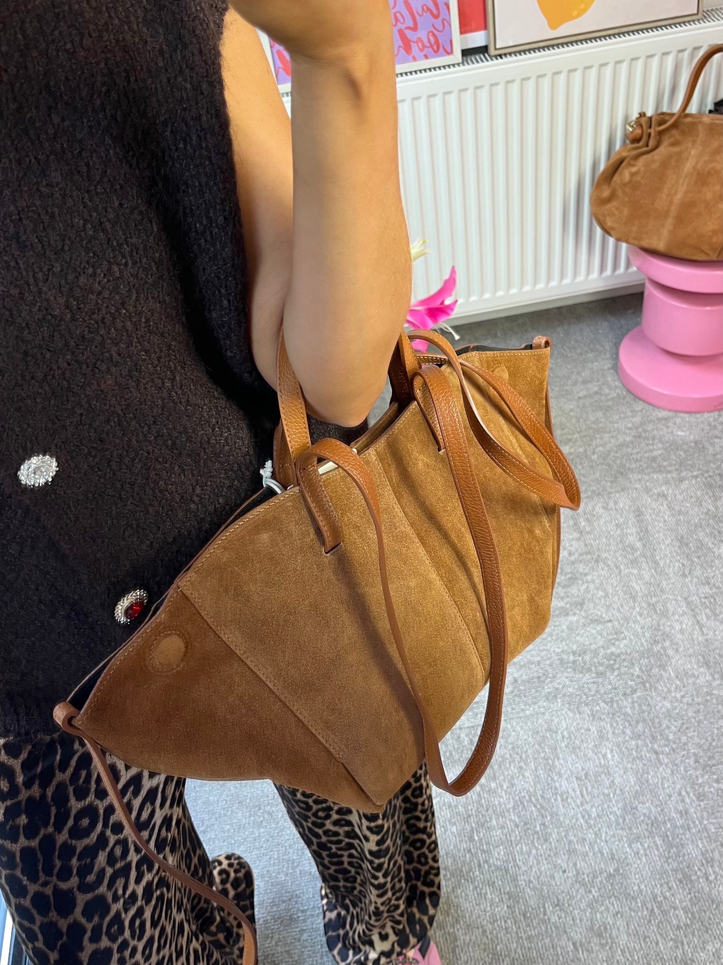 SAAR MUSTHAVE BAG COGNAC