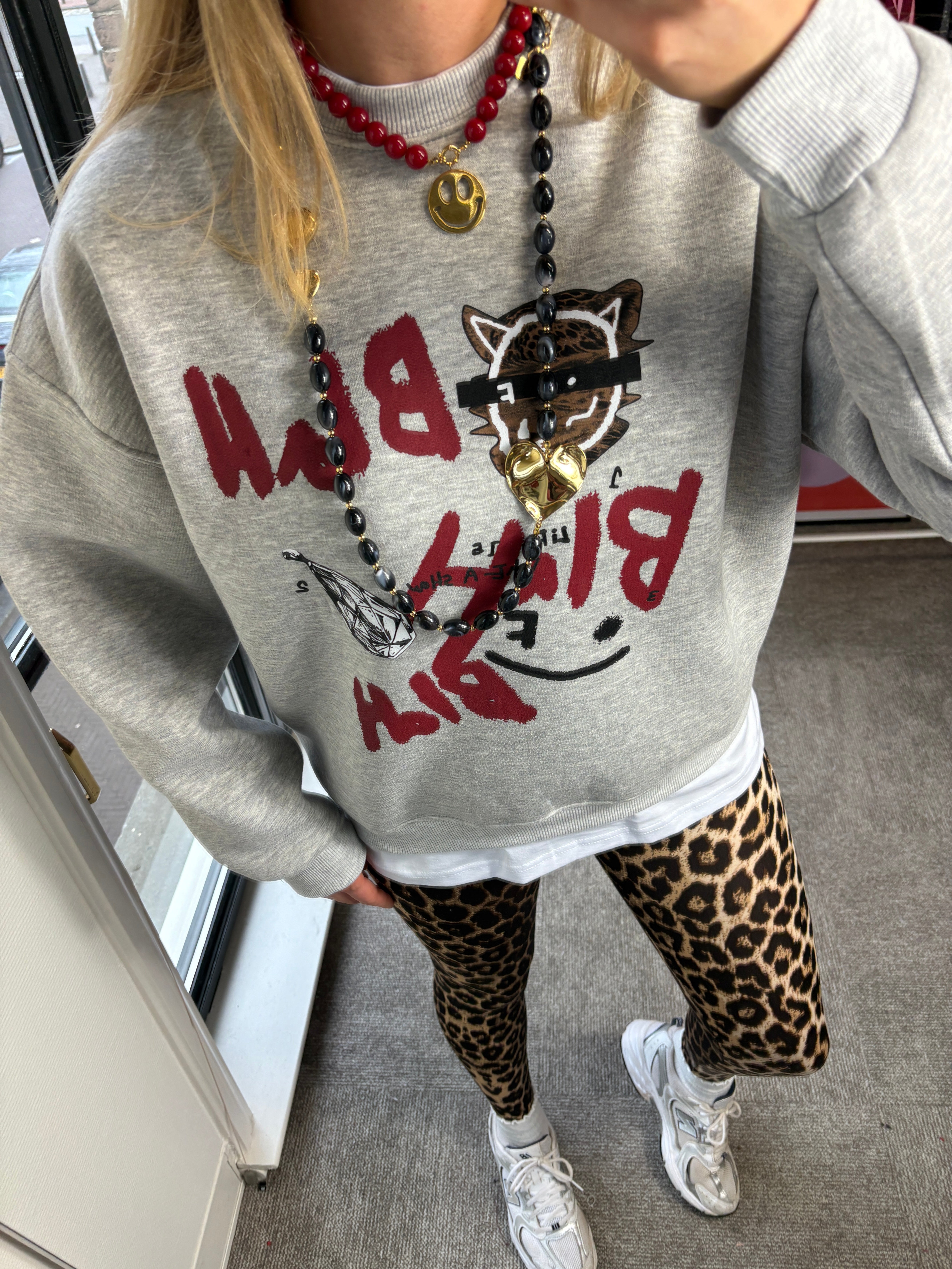 LIZET TIGER GRIJZE TRUI