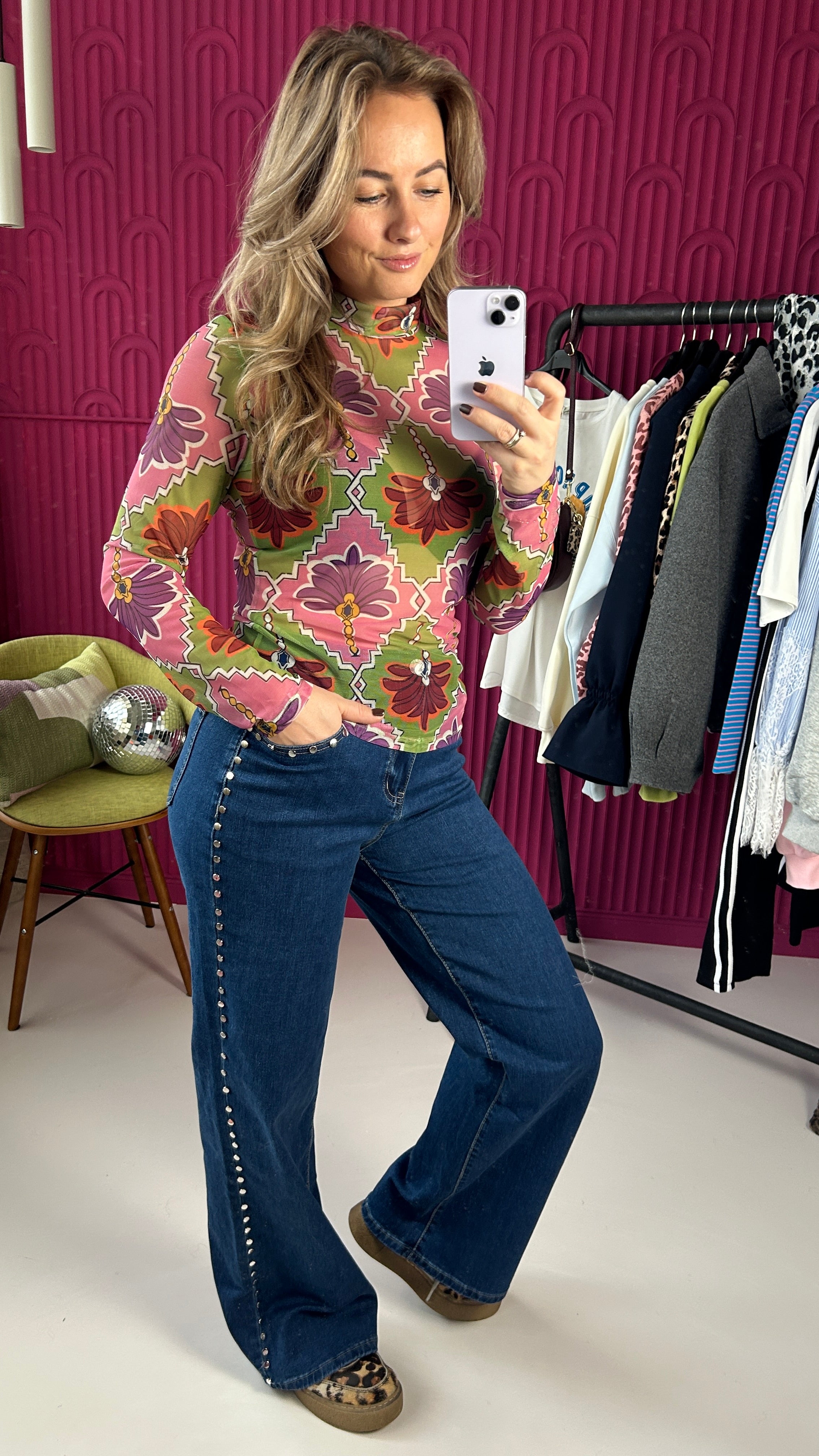 PALM MESH TOP