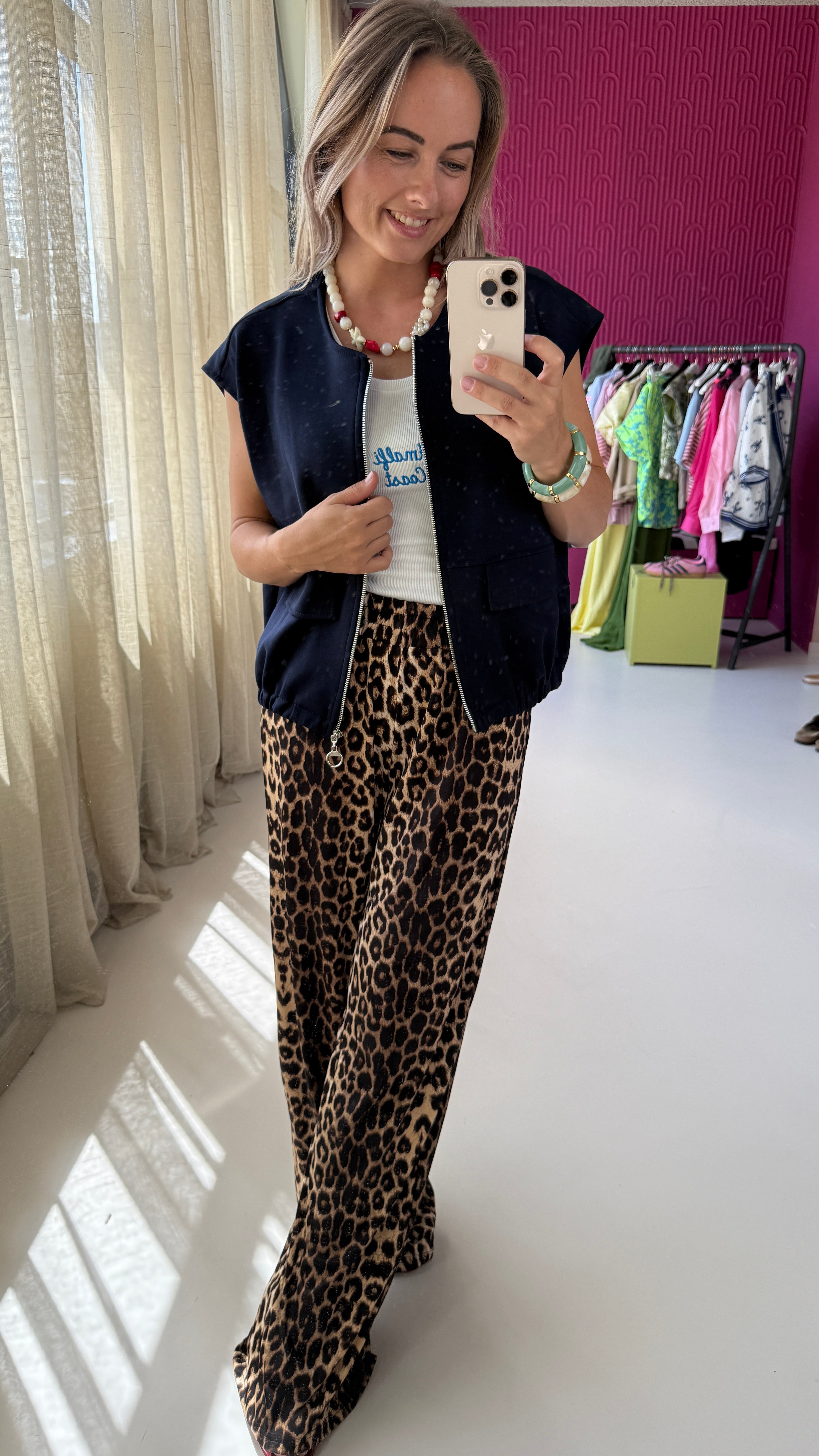 BLAUW GILET