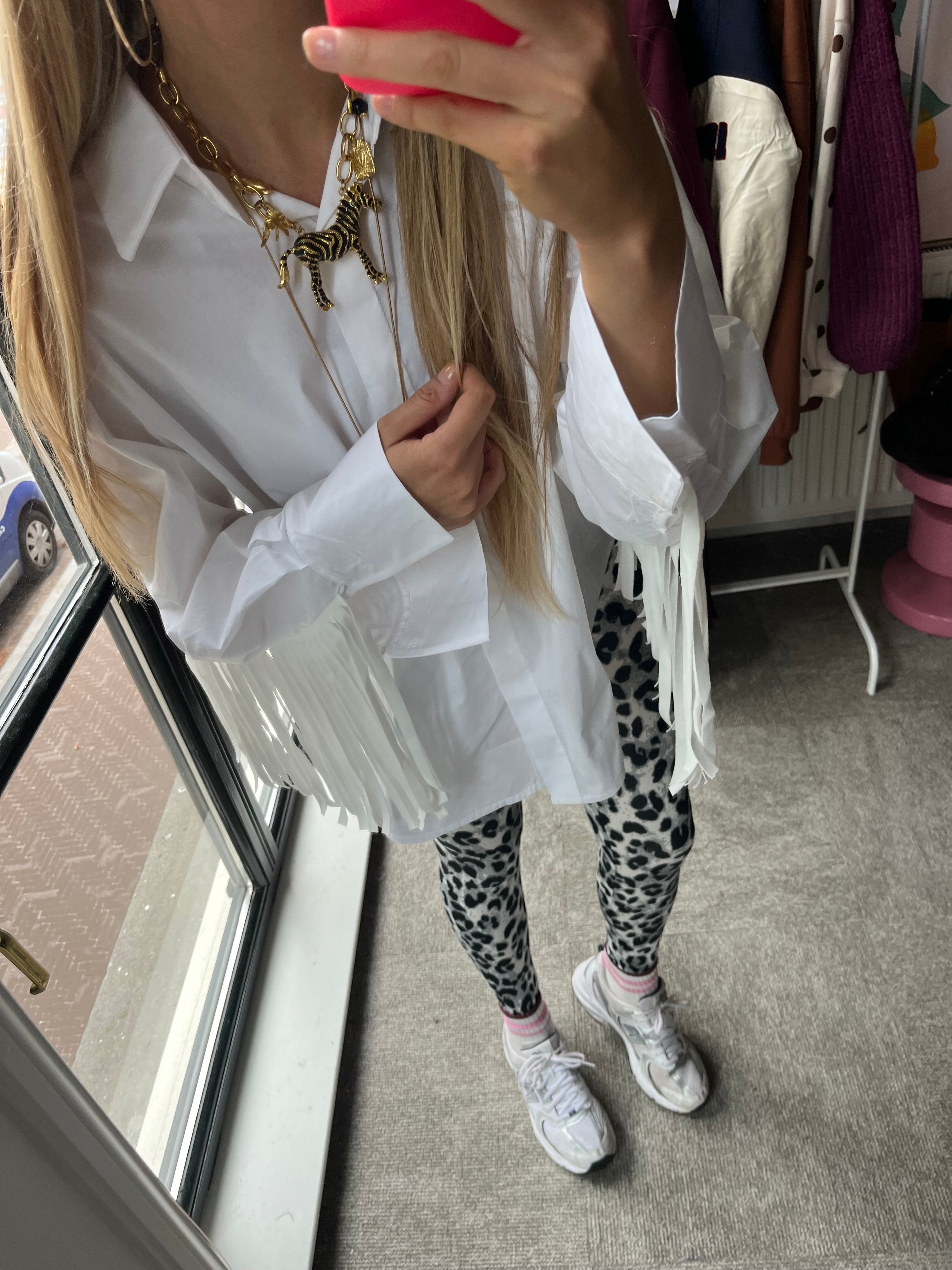 GRIJZE POLLY PANTER LEGGING