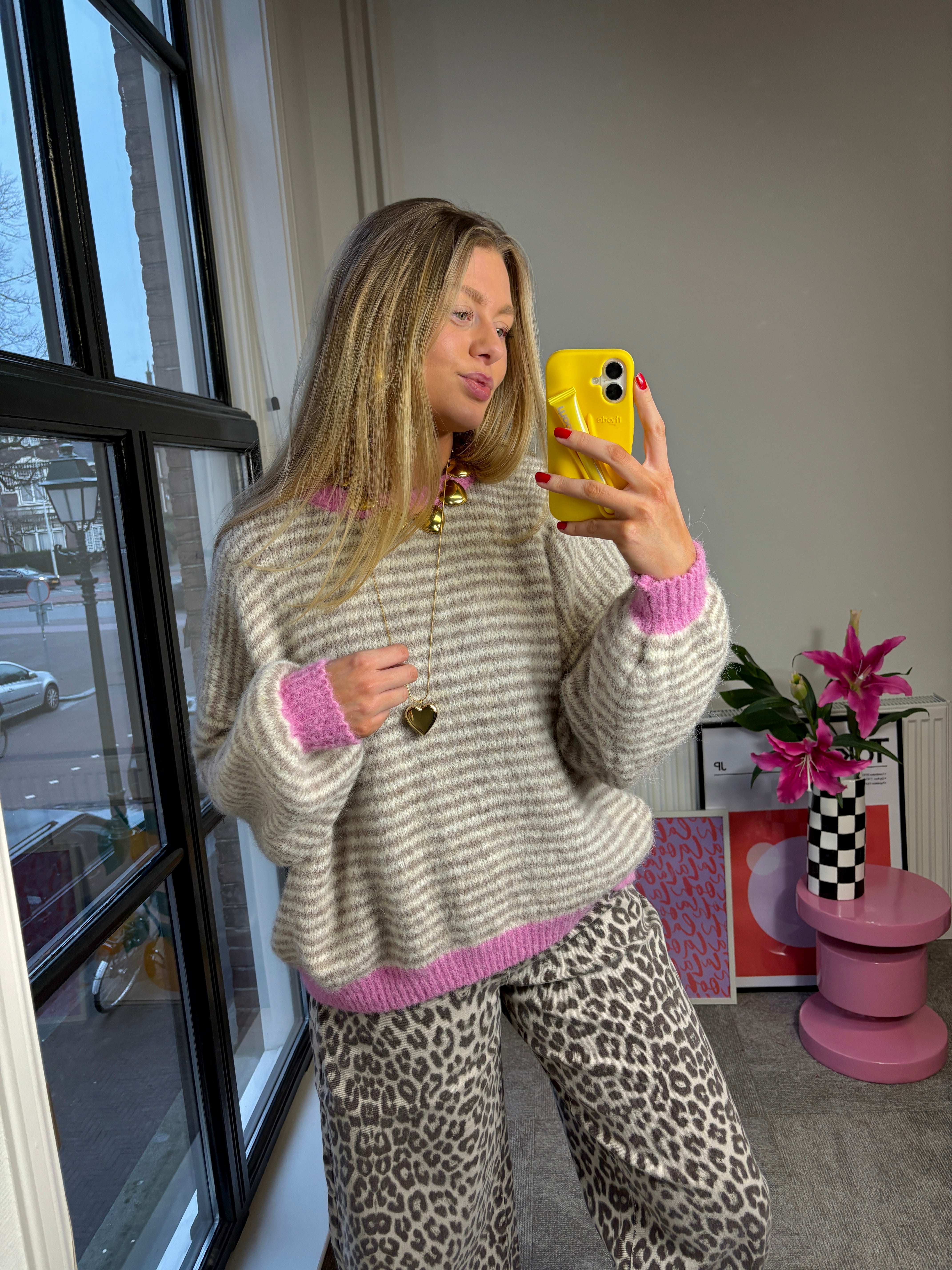 LOTTE TRUI TAUPE/ROZE