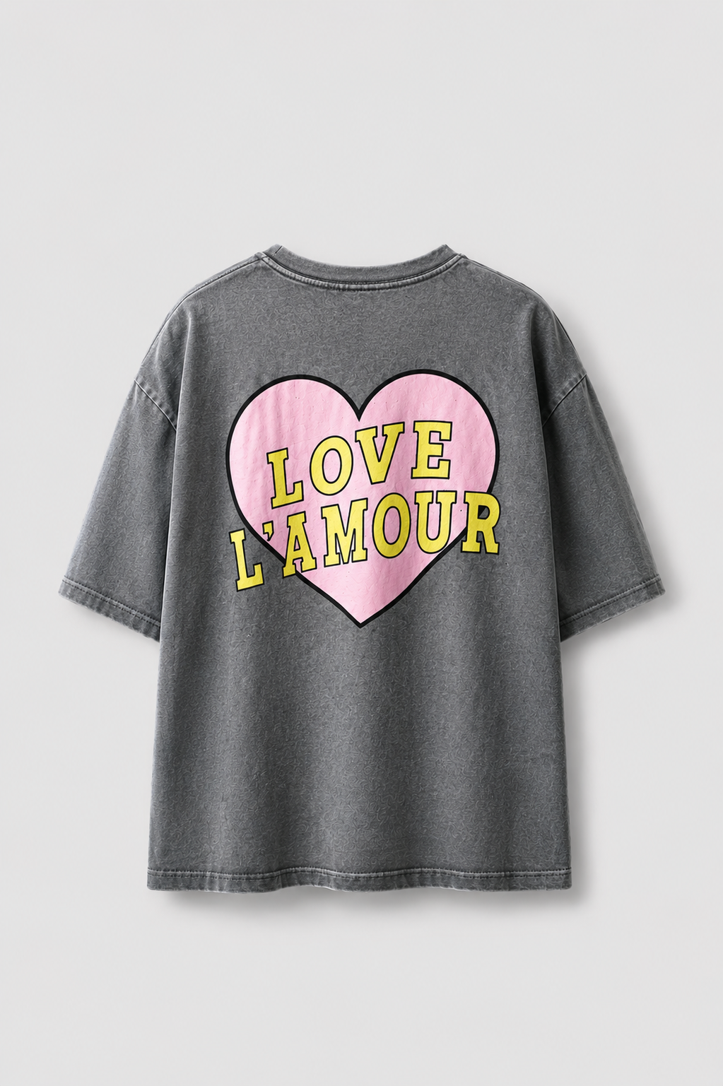 LOVE L'AMOUR SHIRT GRIJS