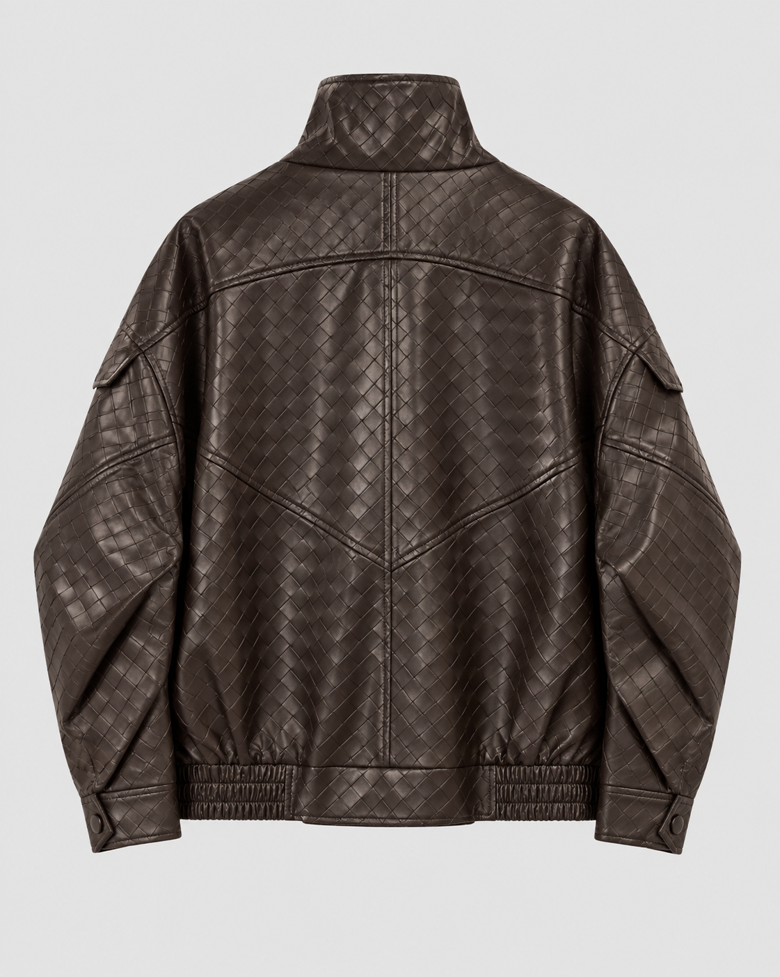 EVA WOVEN BIKER JAS BRUIN