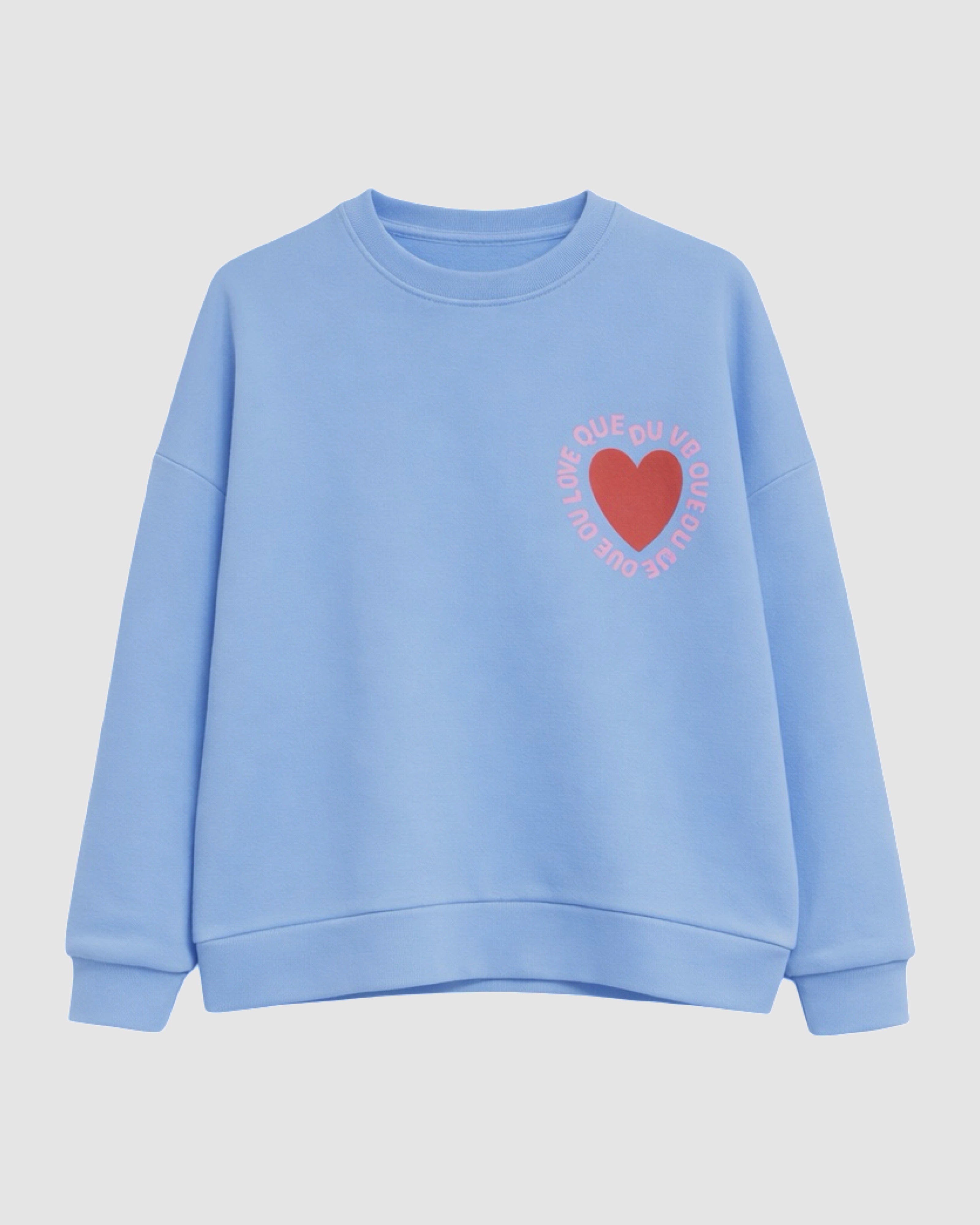 MAE MUSTHAVE SWEATER LICHTBLAUW