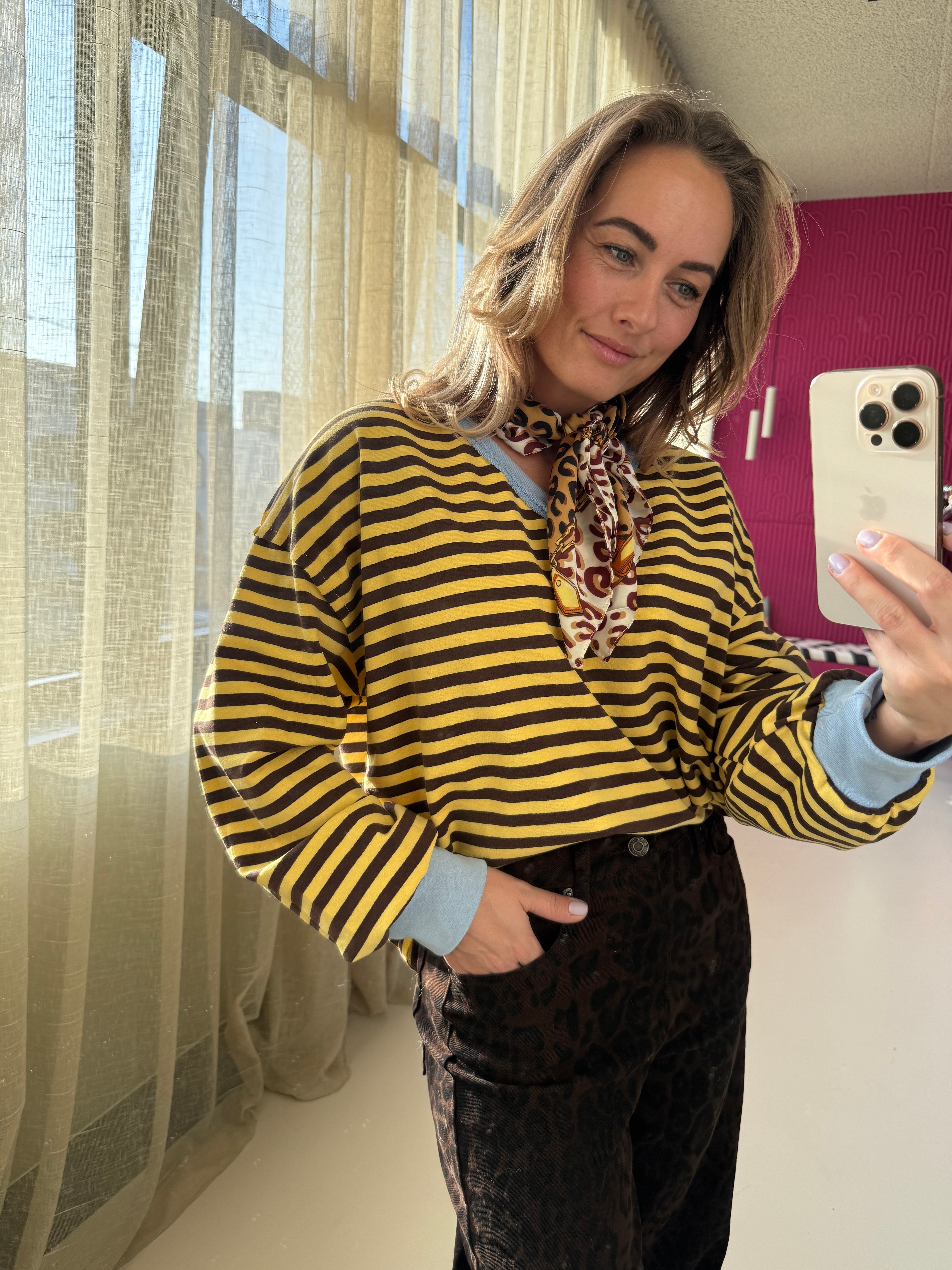 STEFFI STREEP TRUI GEEL BLAUW