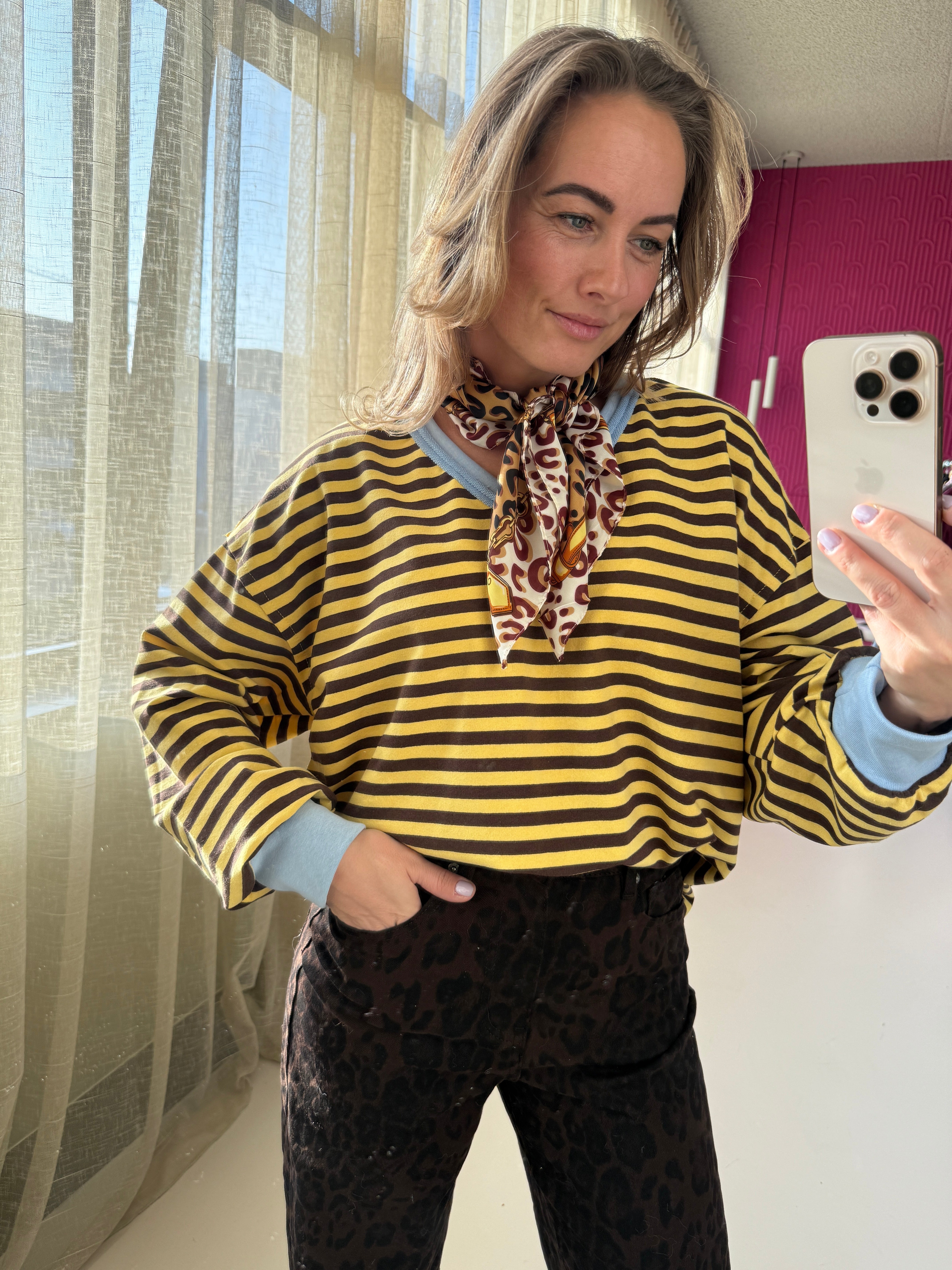 STEFFI STREEP TRUI GEEL BLAUW