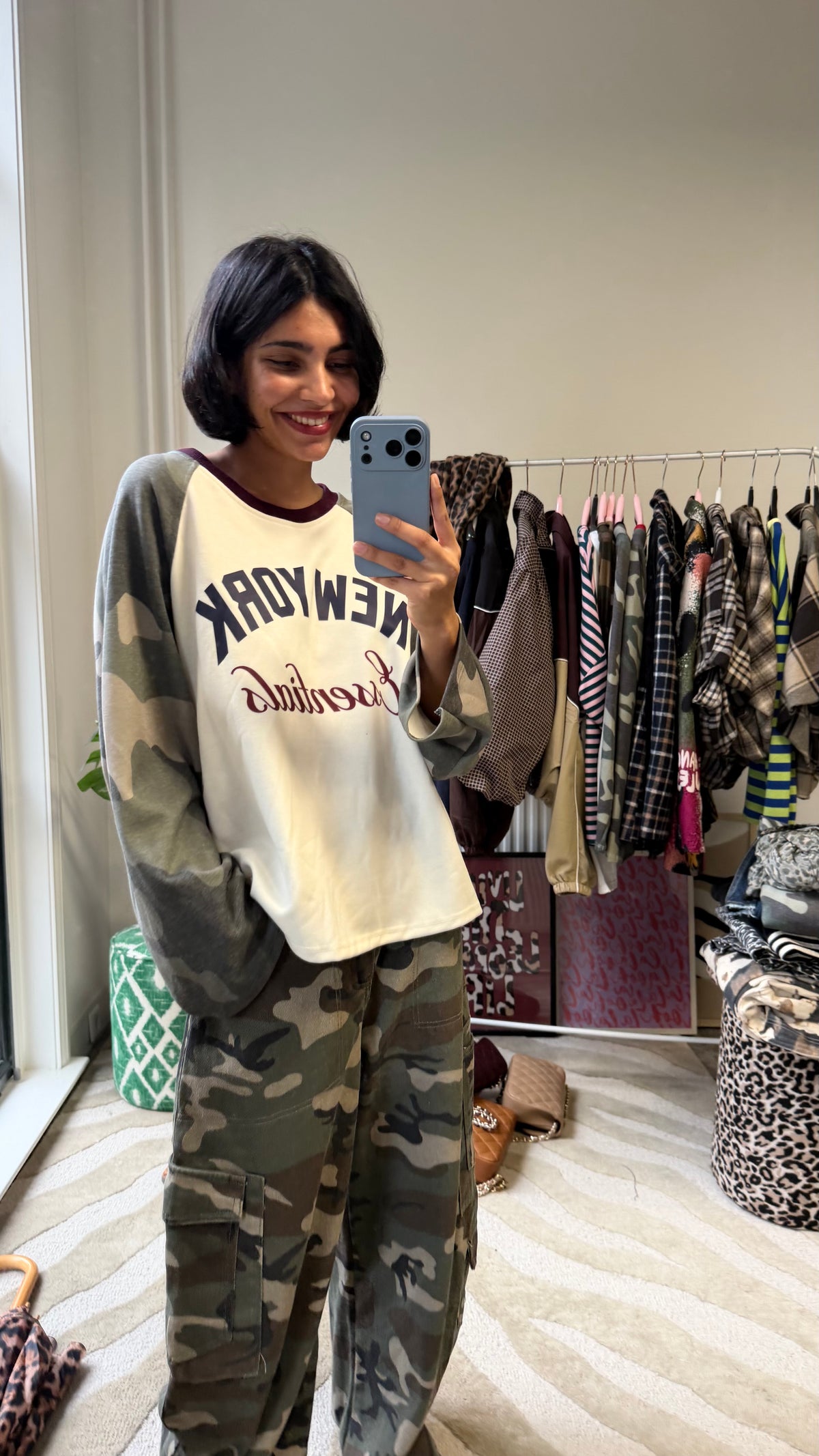 NEW YORK ARMY LONGSLEEVE BURGUNDY