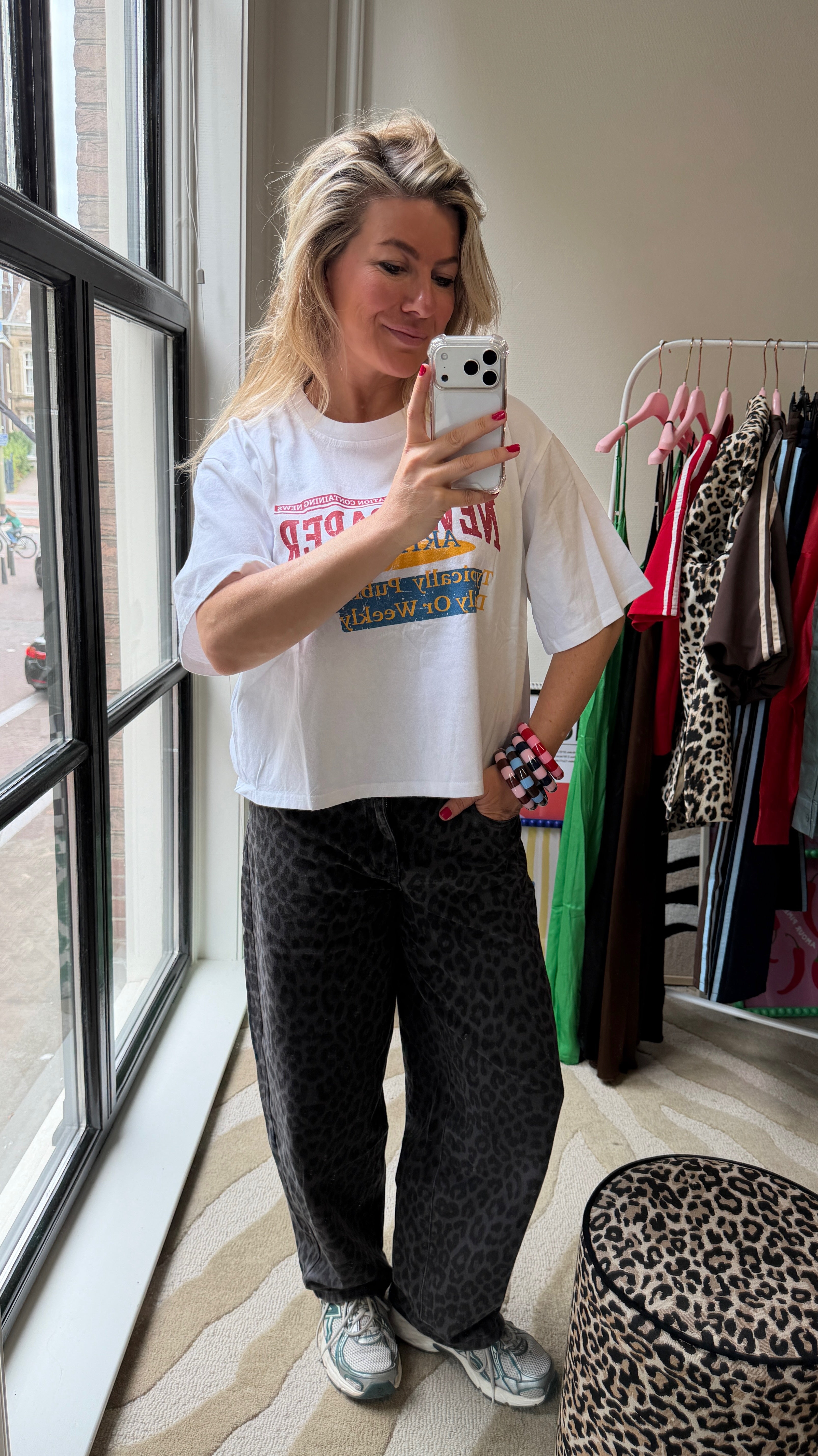 TARA SHIRT WIT MET TEKST