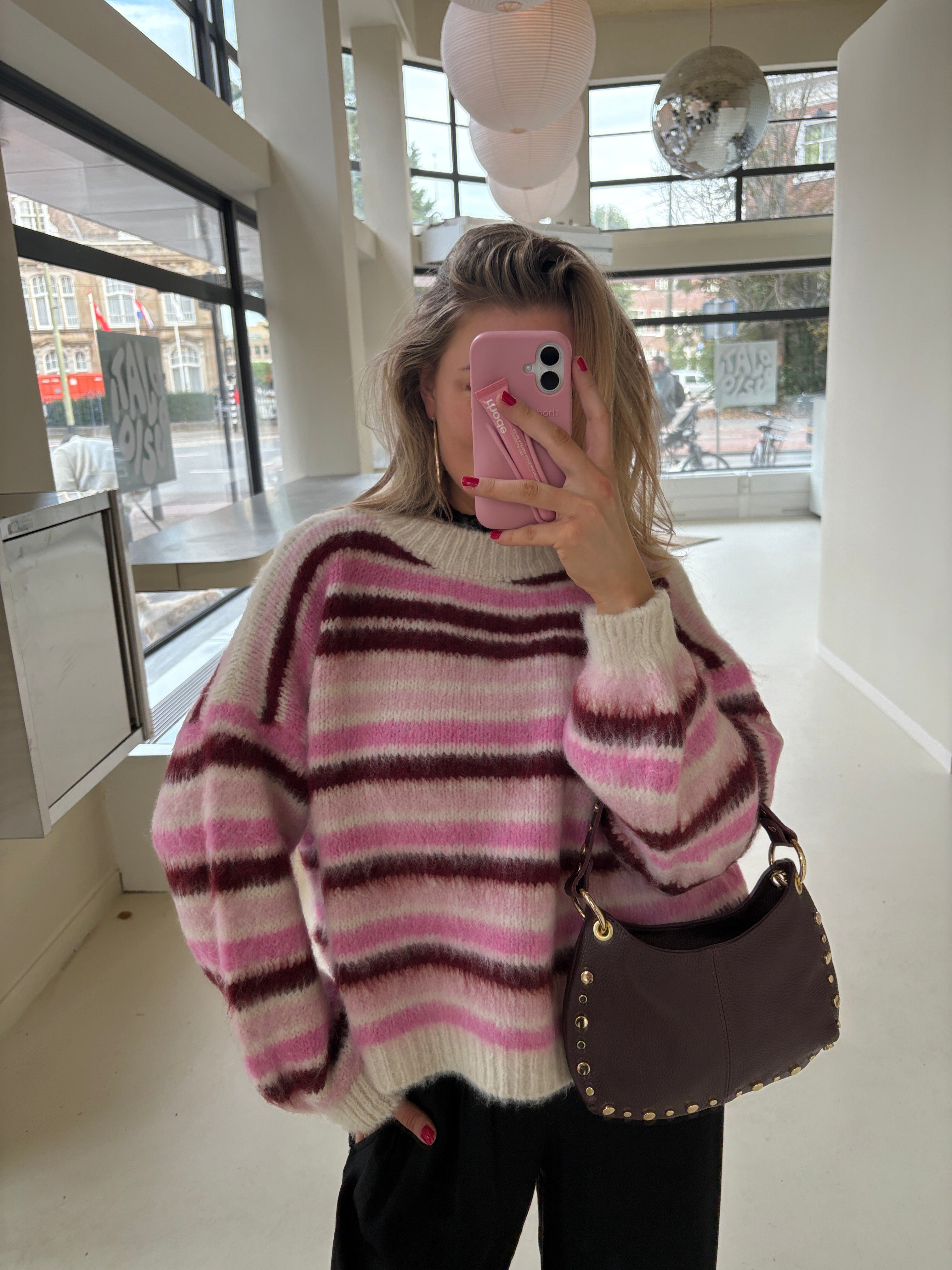 NAOMI MUSTHAVE TRUI ROZE/BORDEAUX