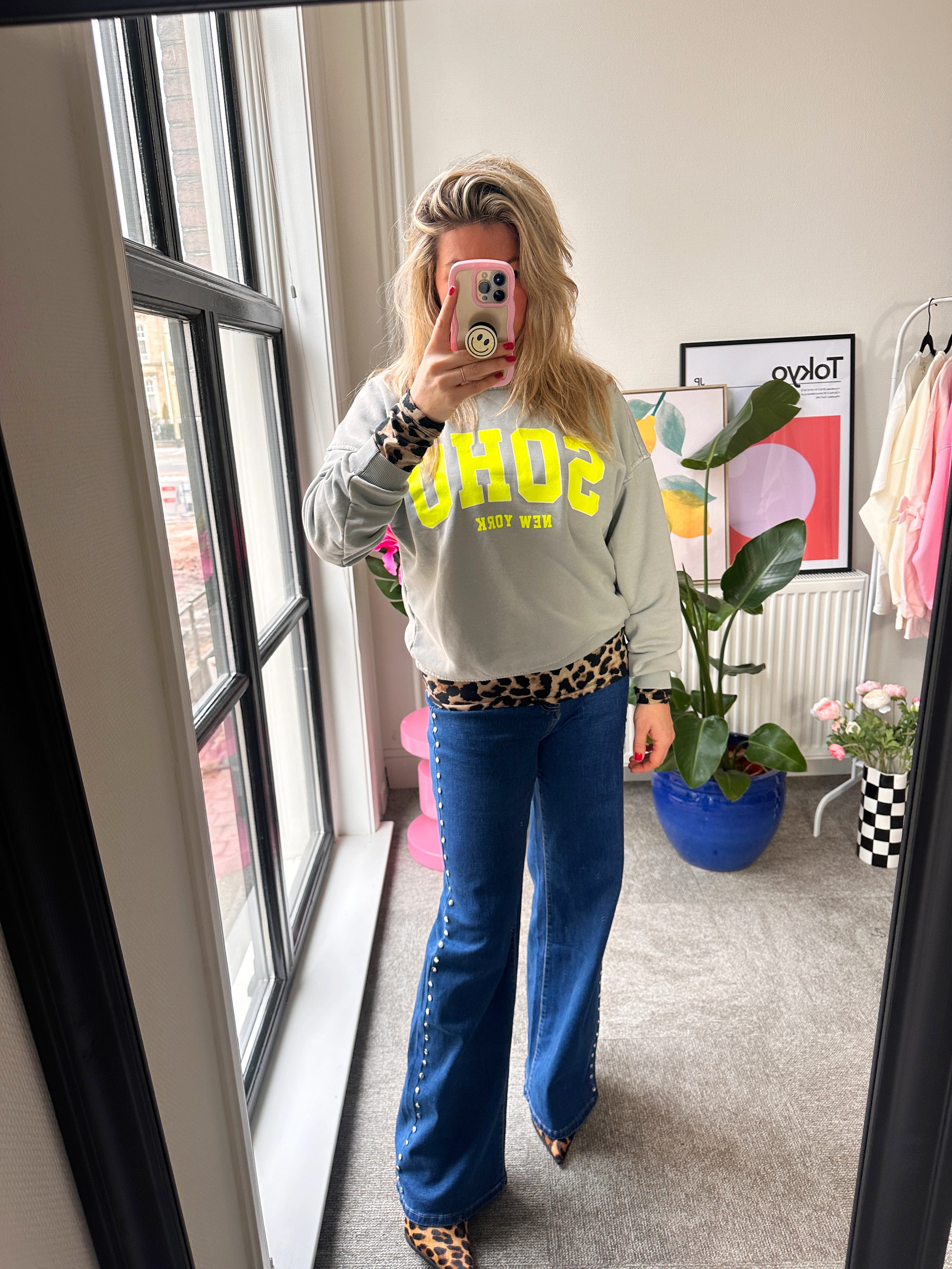 MUSTHAVE JEANS MET STUDS