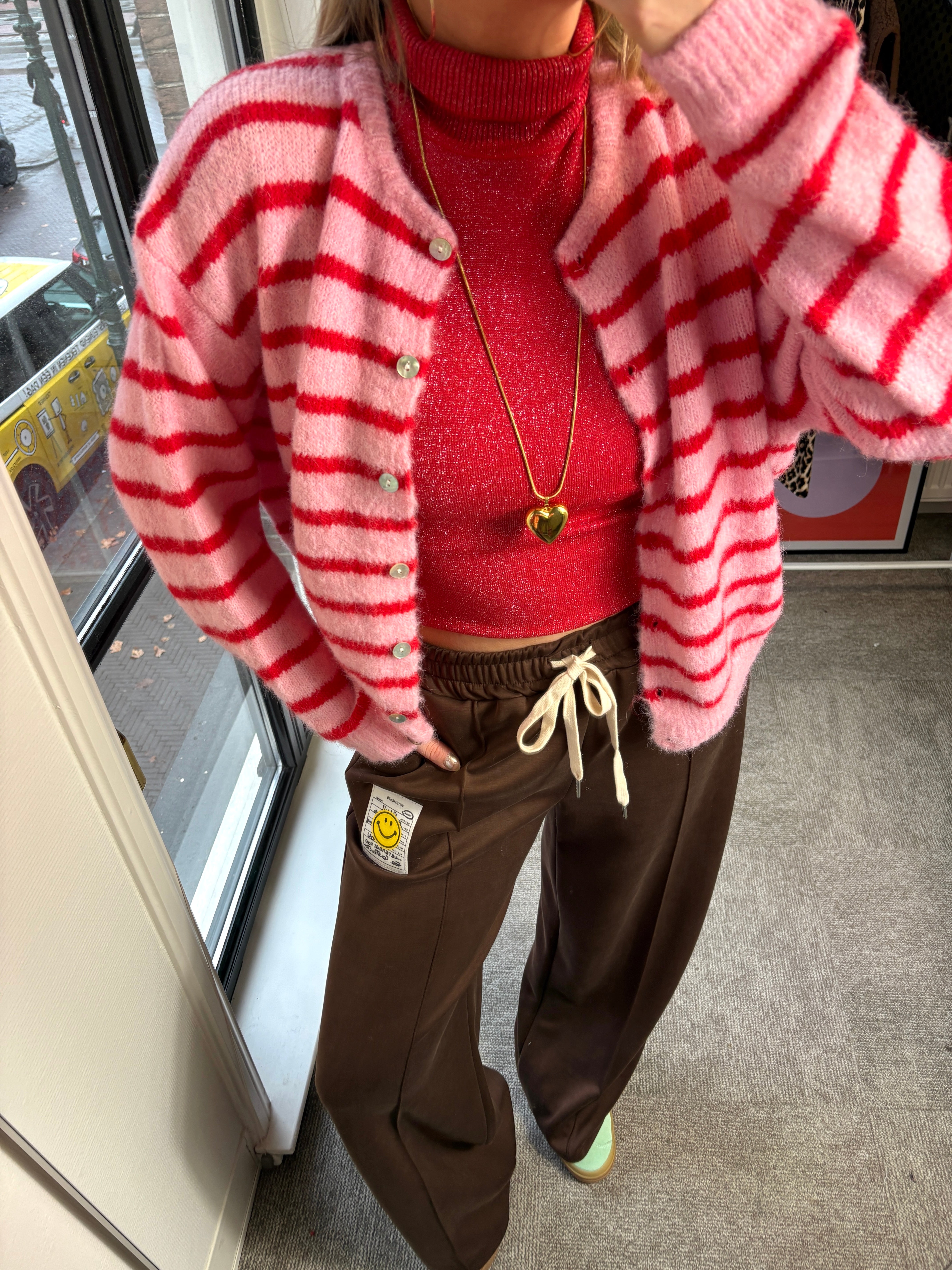 ROOD GLITTER KOLLETJE