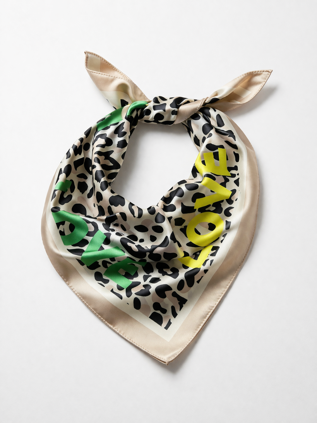 MUSTHAVE PANTERSJAALTJE LOVE GEEL GROEN