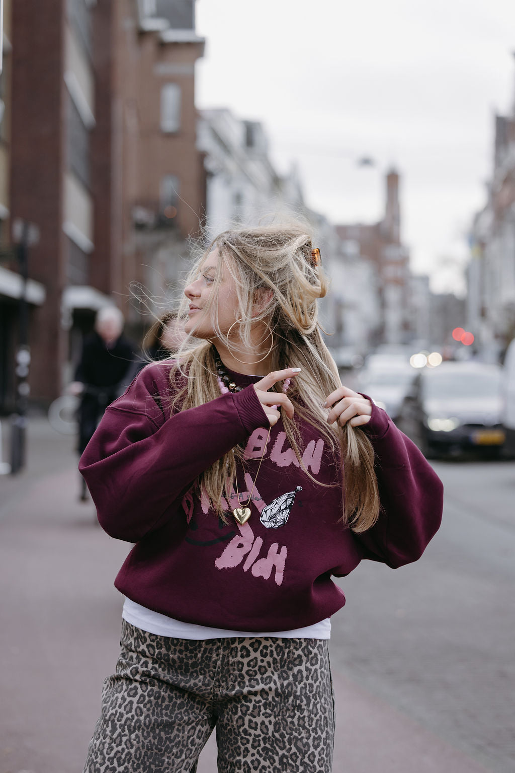 LIZET TIGER BORDEAUX TRUI