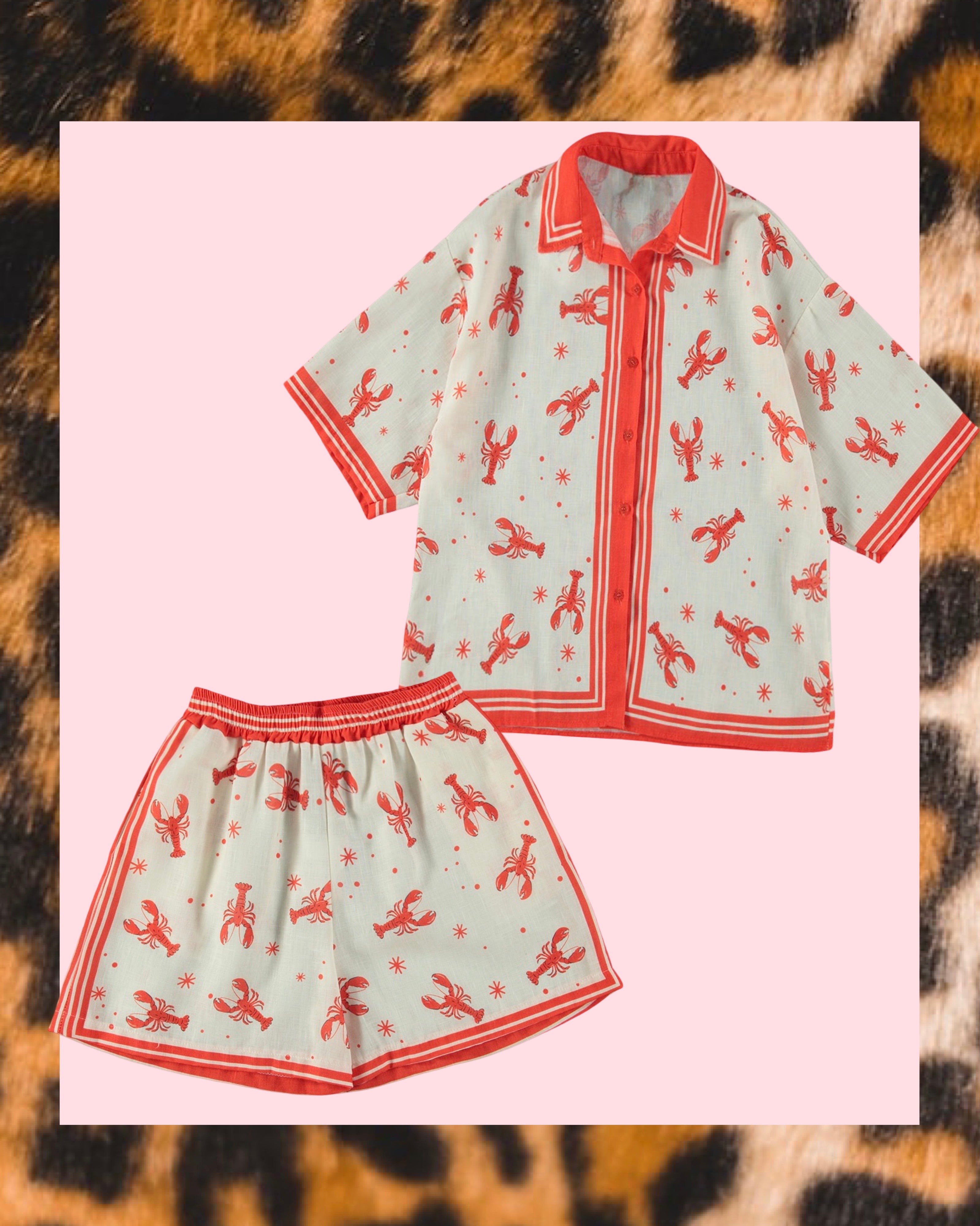 MUSTHAVE PRINT BLOUSE KREEFT ROOD