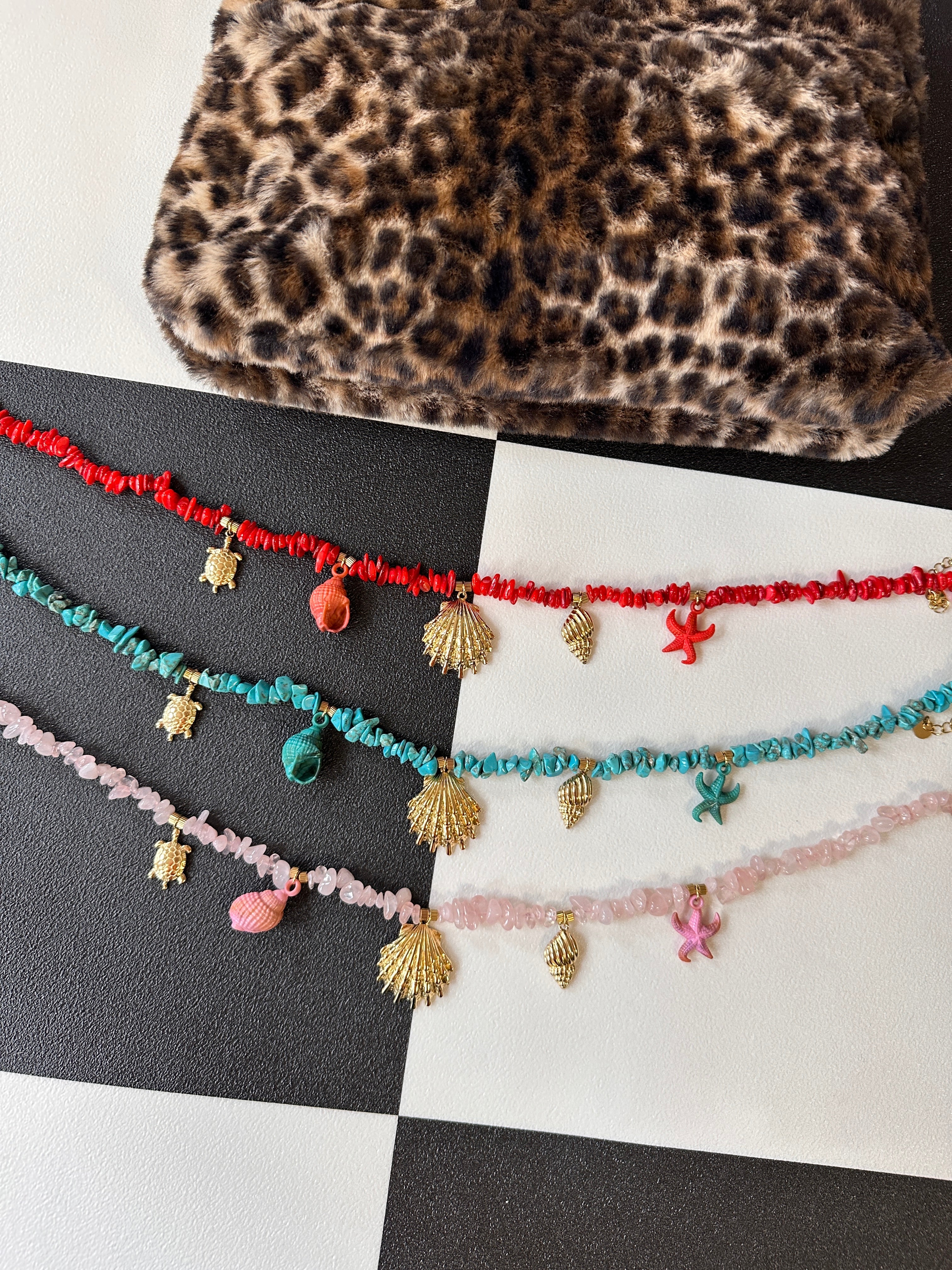 MUSTHAVE SHELL NECKLACE | PINK