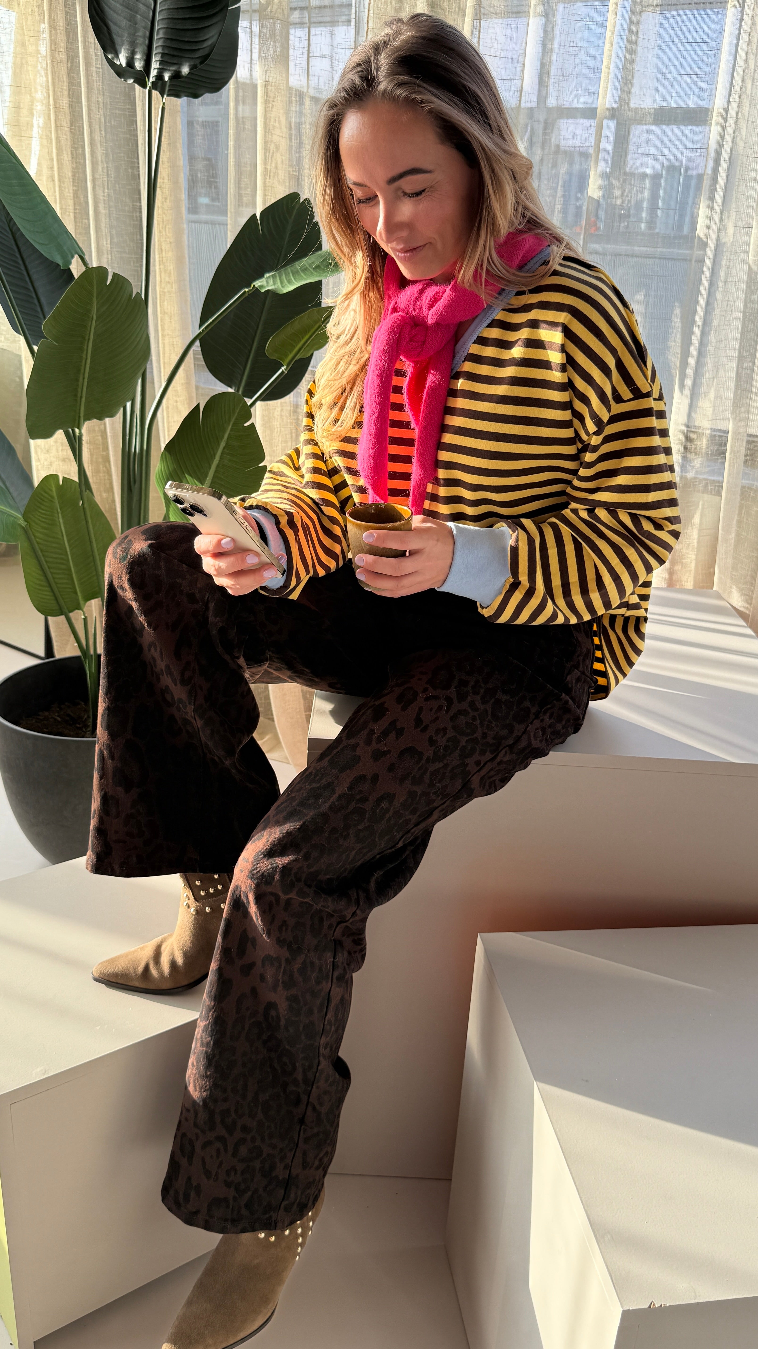 STEFFI STREEP TRUI GEEL BLAUW