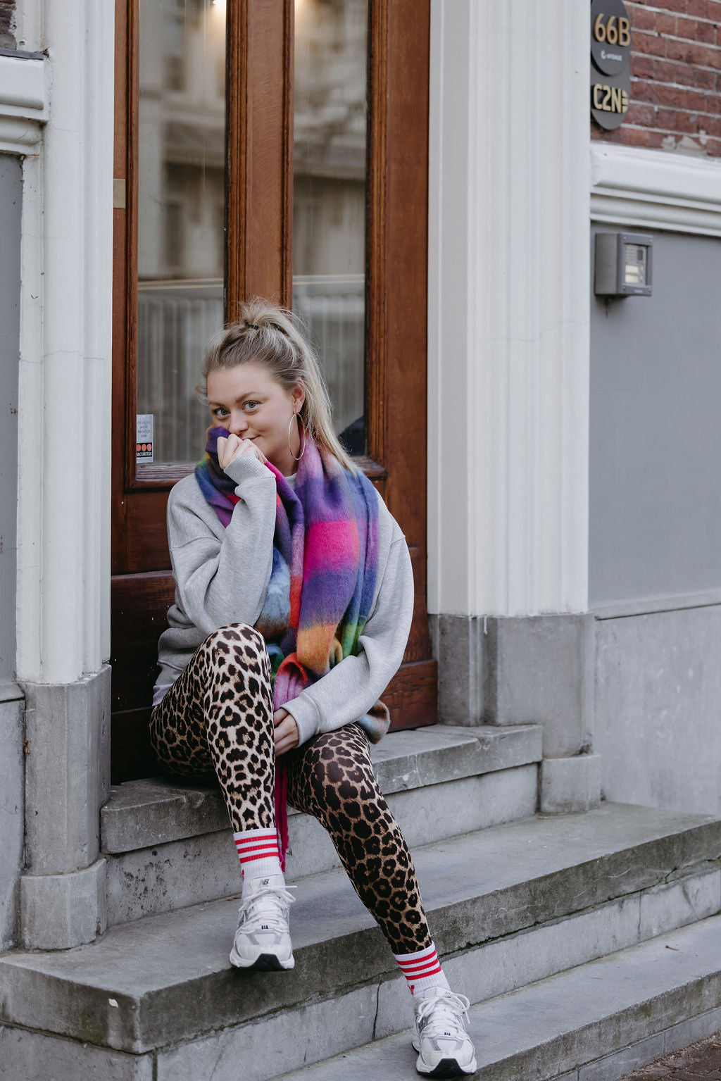 MUSTHAVE GERUITE SJAAL MULTI COLOR