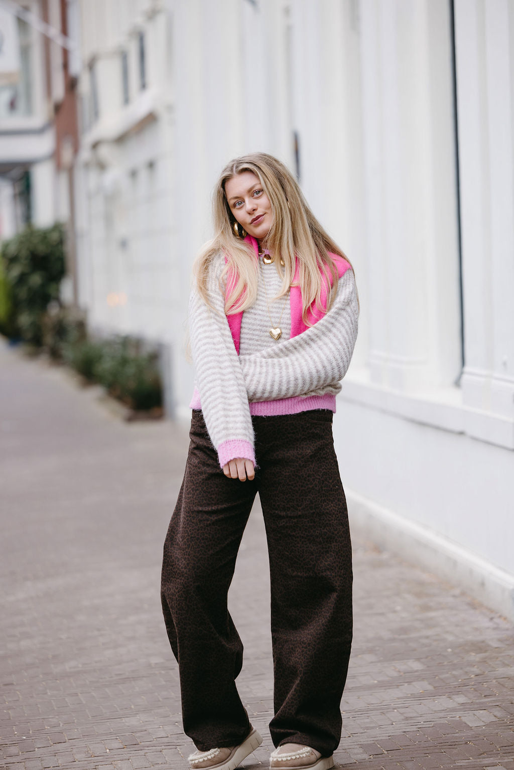 LOTTE TRUI TAUPE/ROZE