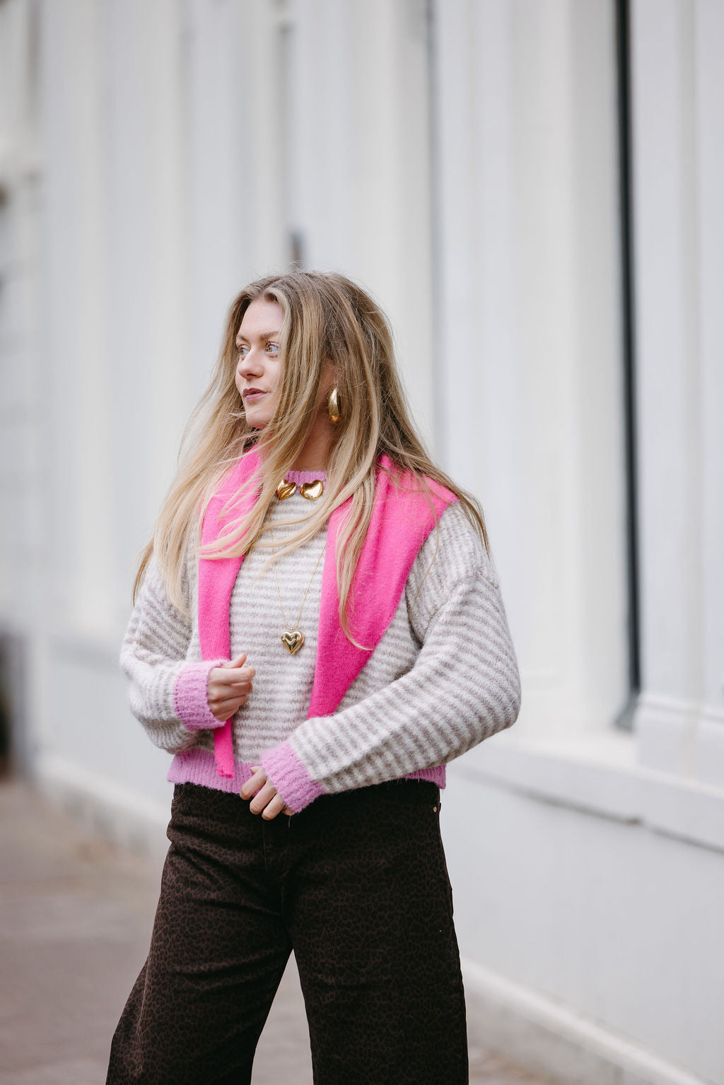 LOTTE TRUI TAUPE/ROZE