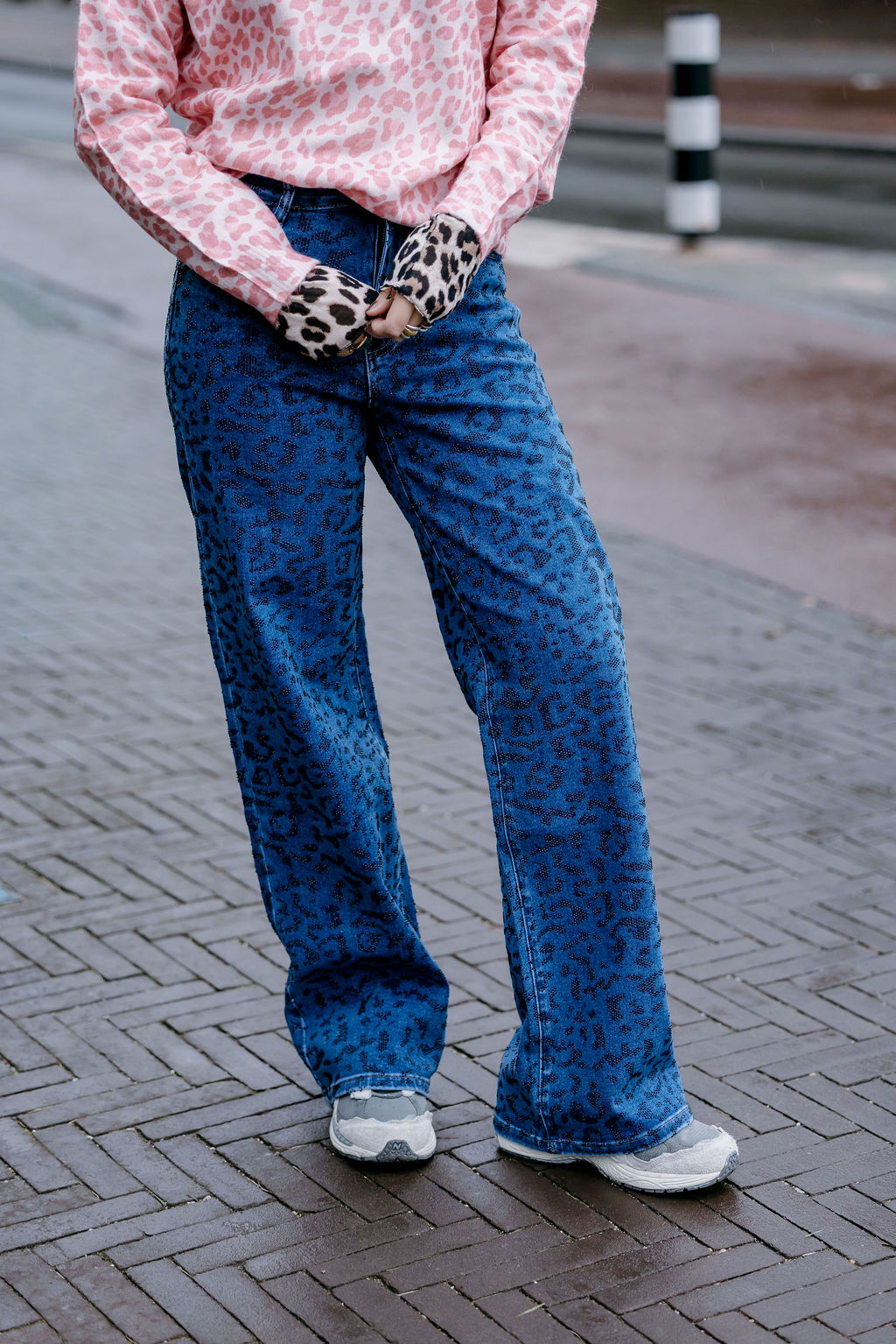 ANNEMOON PANTER JEANS STRASS
