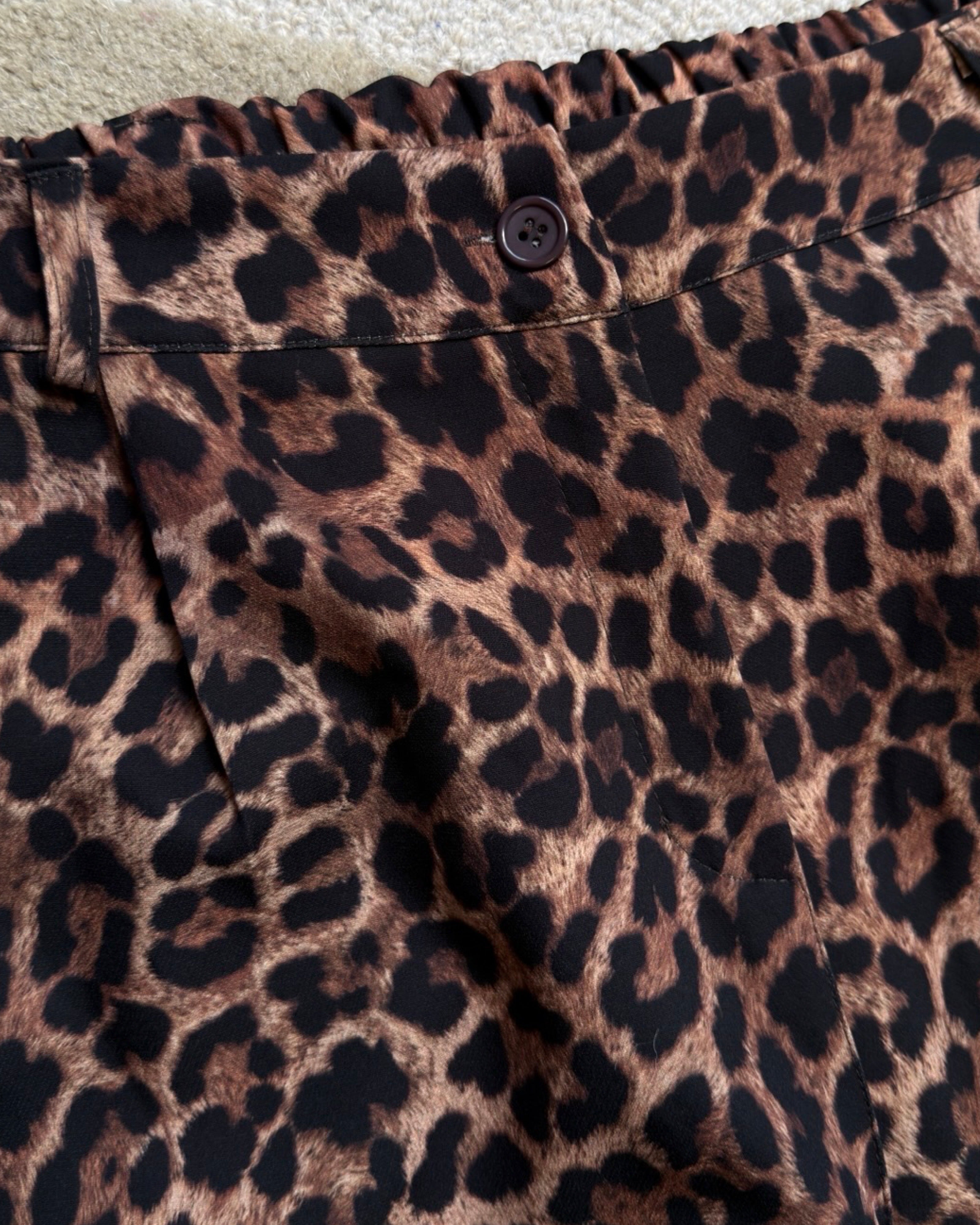 BIEKE PANTERBROEK MET LICHTE STREPEN