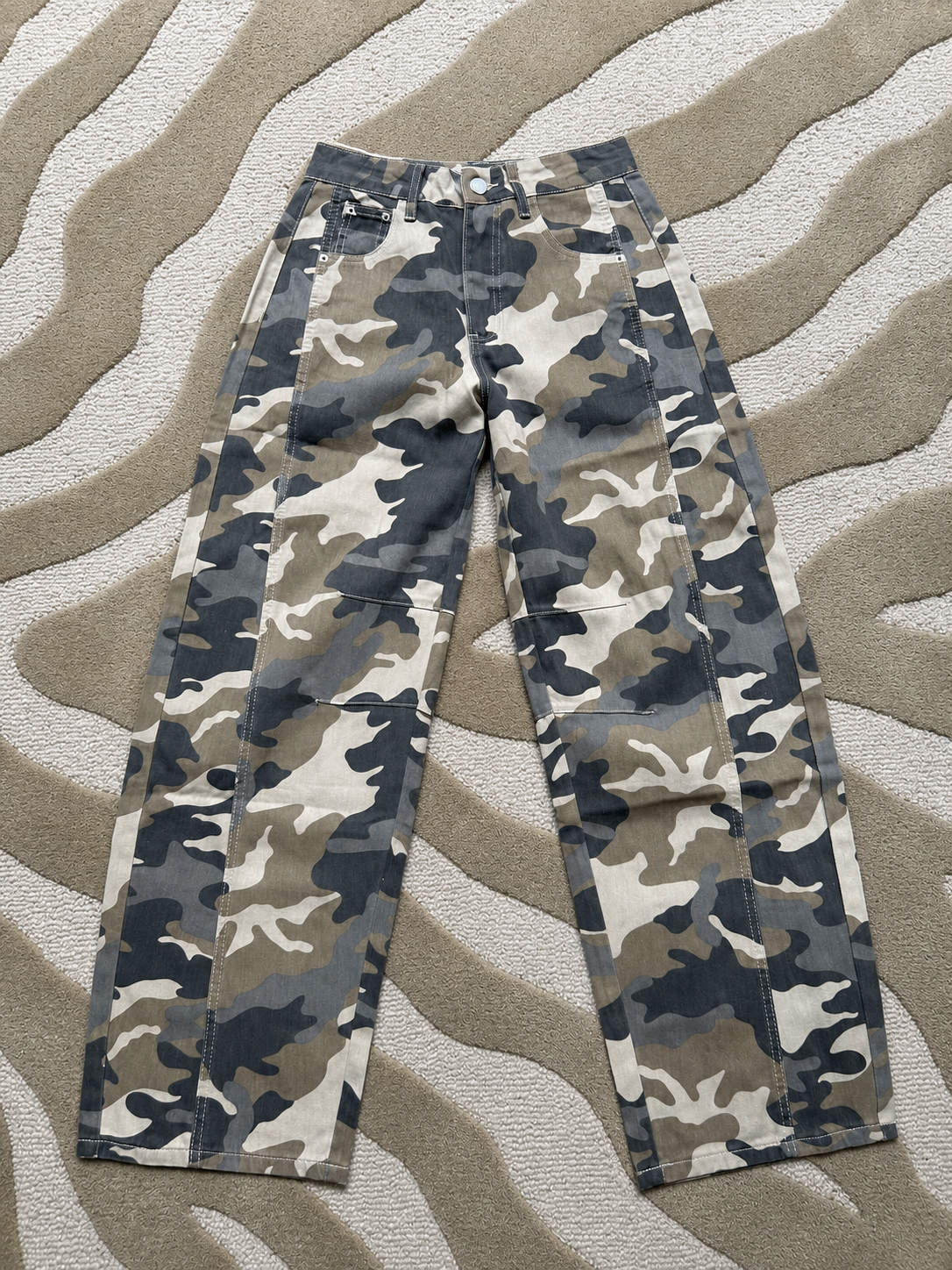 army camouflage jeans